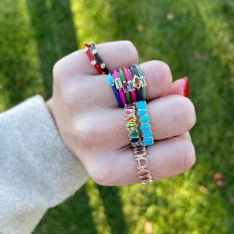 Personalized Veda Fluted Ring - Image 2