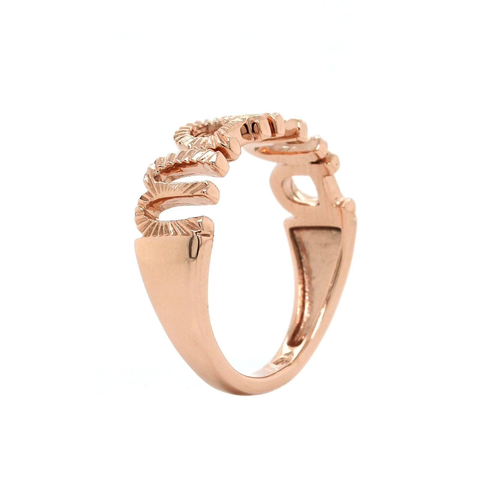 Personalized Veda Fluted Ring - Image 3