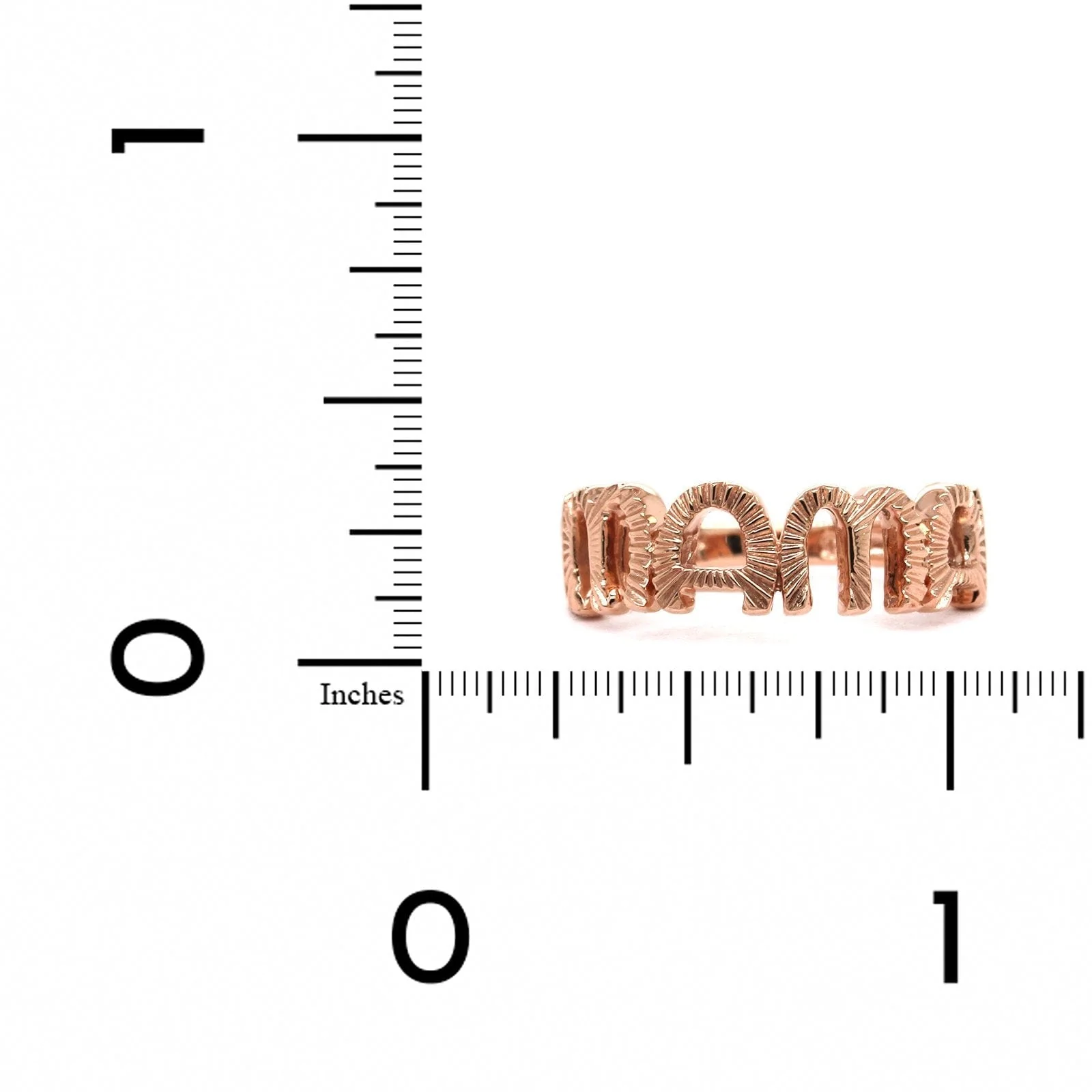 Personalized Veda Fluted Ring - Image 4