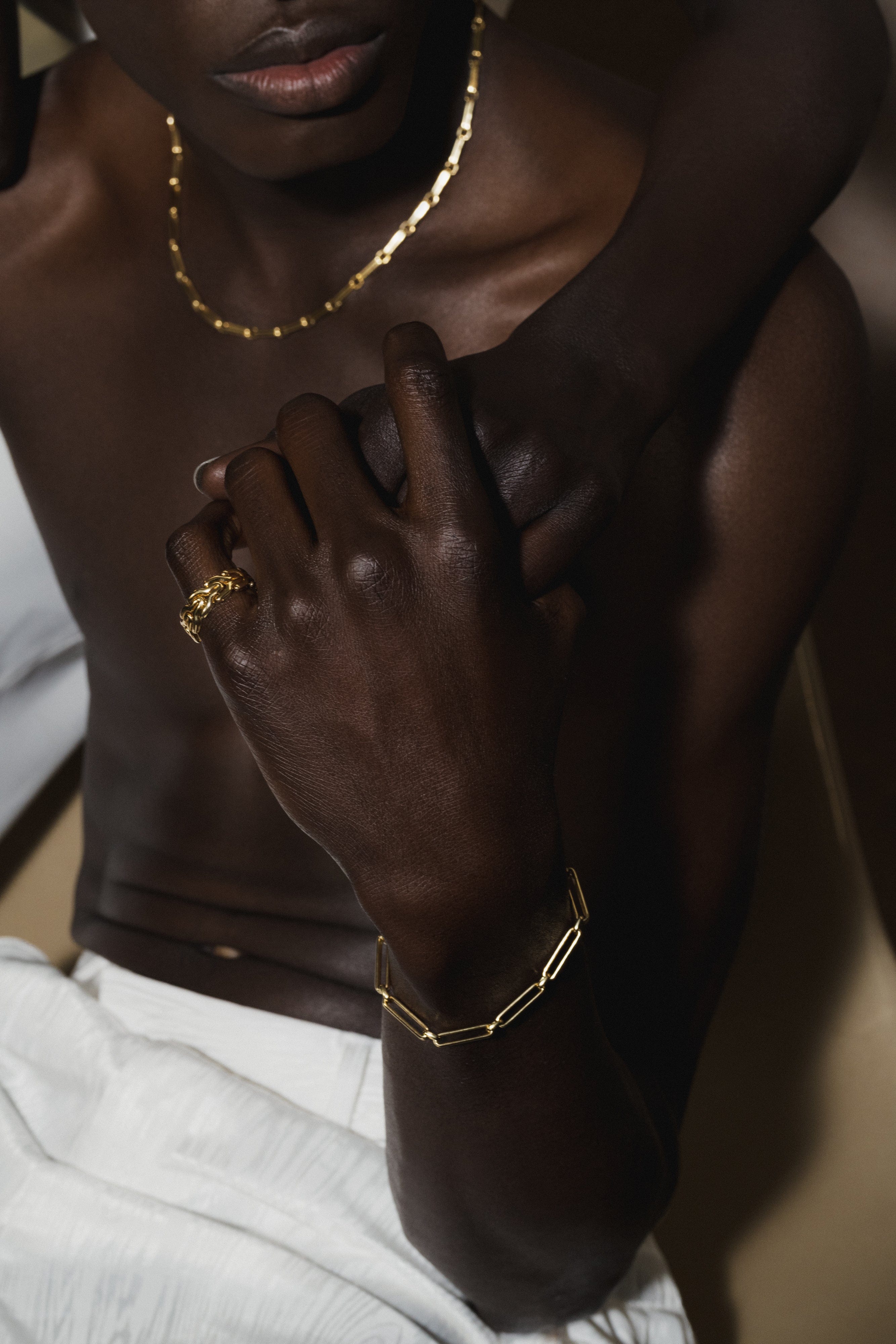 Fernando Jorge 18K Yellow Gold Small Sync Ring - Image 2