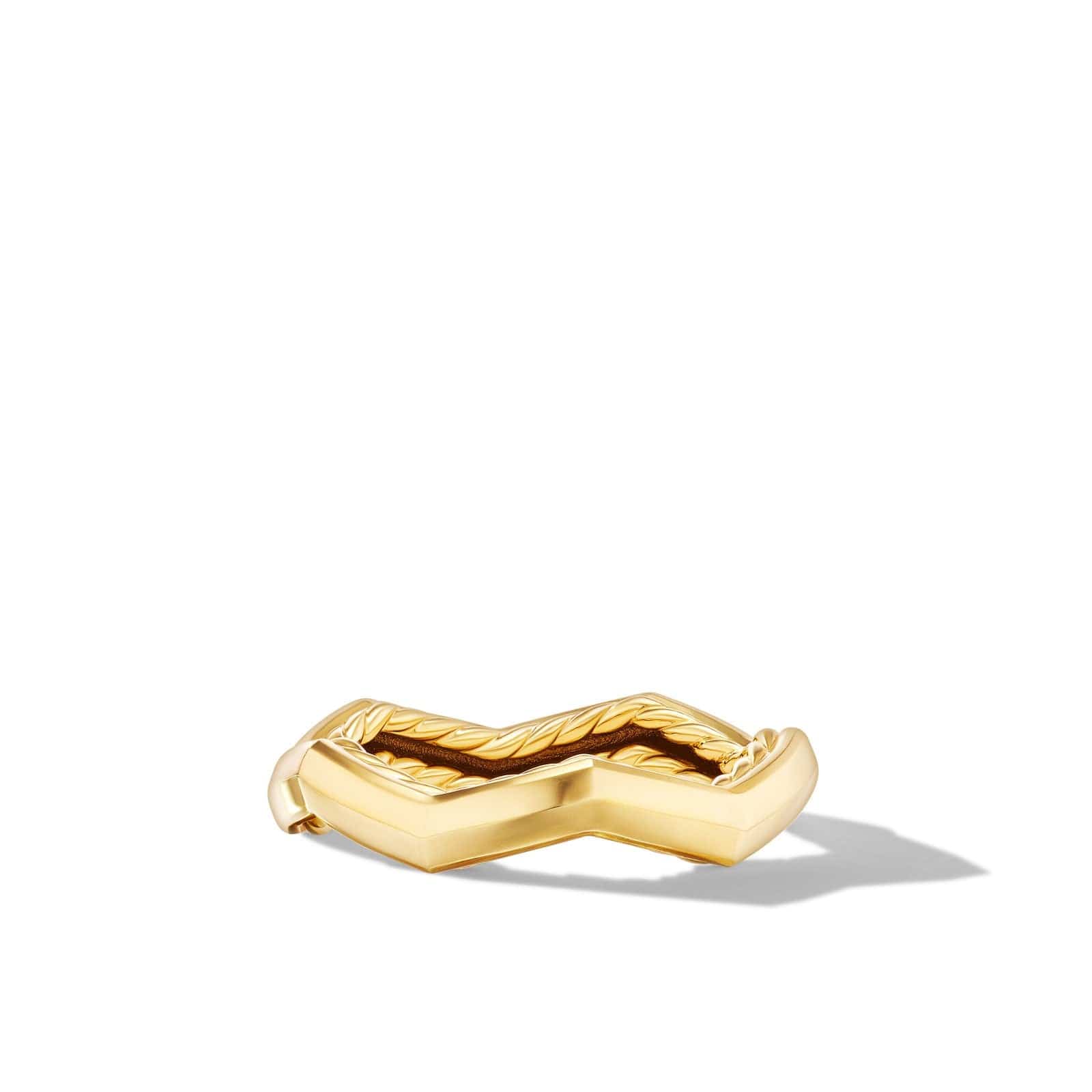 Zig Zag Stax™ Ring in 18K Yellow Gold, 3mm