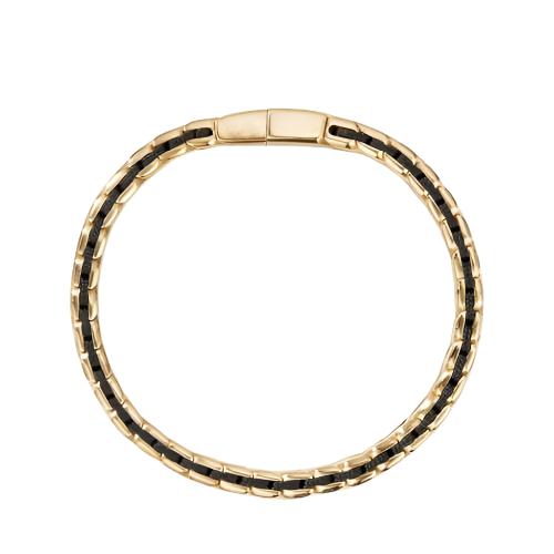 Chevron Woven Bracelet in 18K Yellow Gold - Image 2