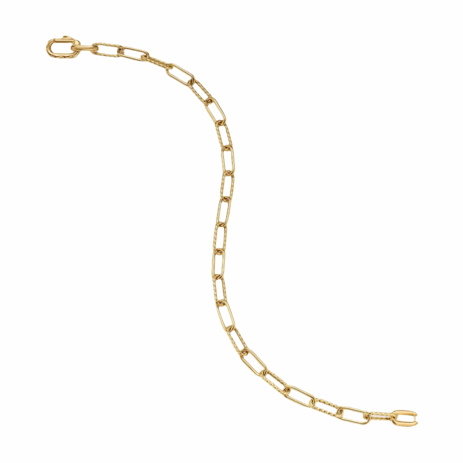 DY Madison® Chain Bracelet 18K Yellow Gold, 4mm - Image 4