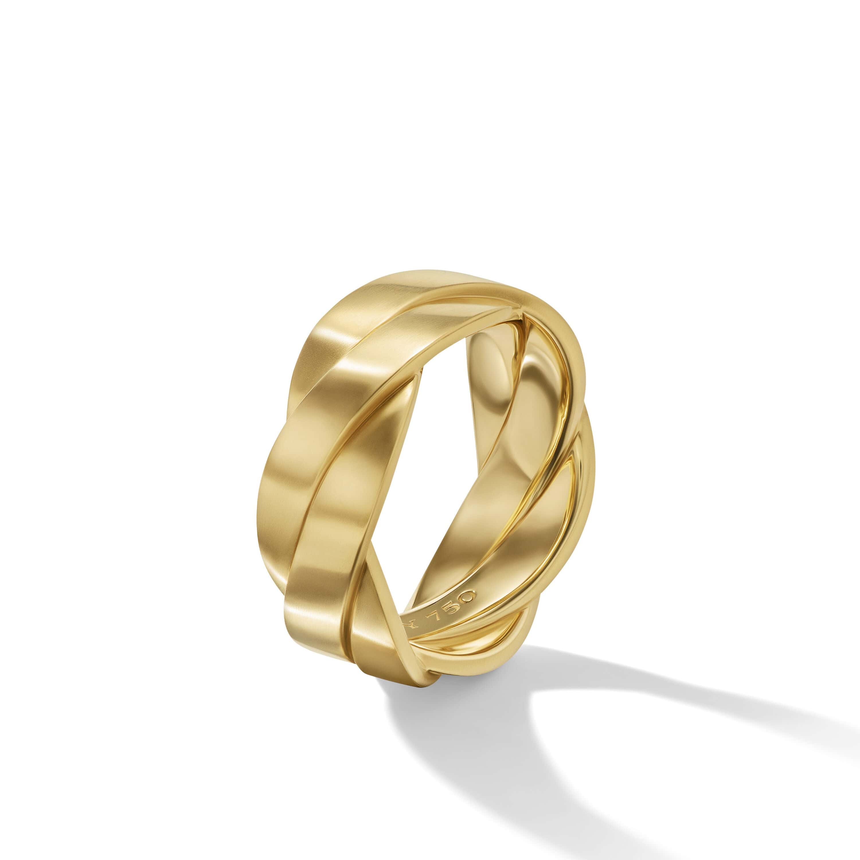 DY Helios Band Ring in 18K Yellow Gold - Image 3