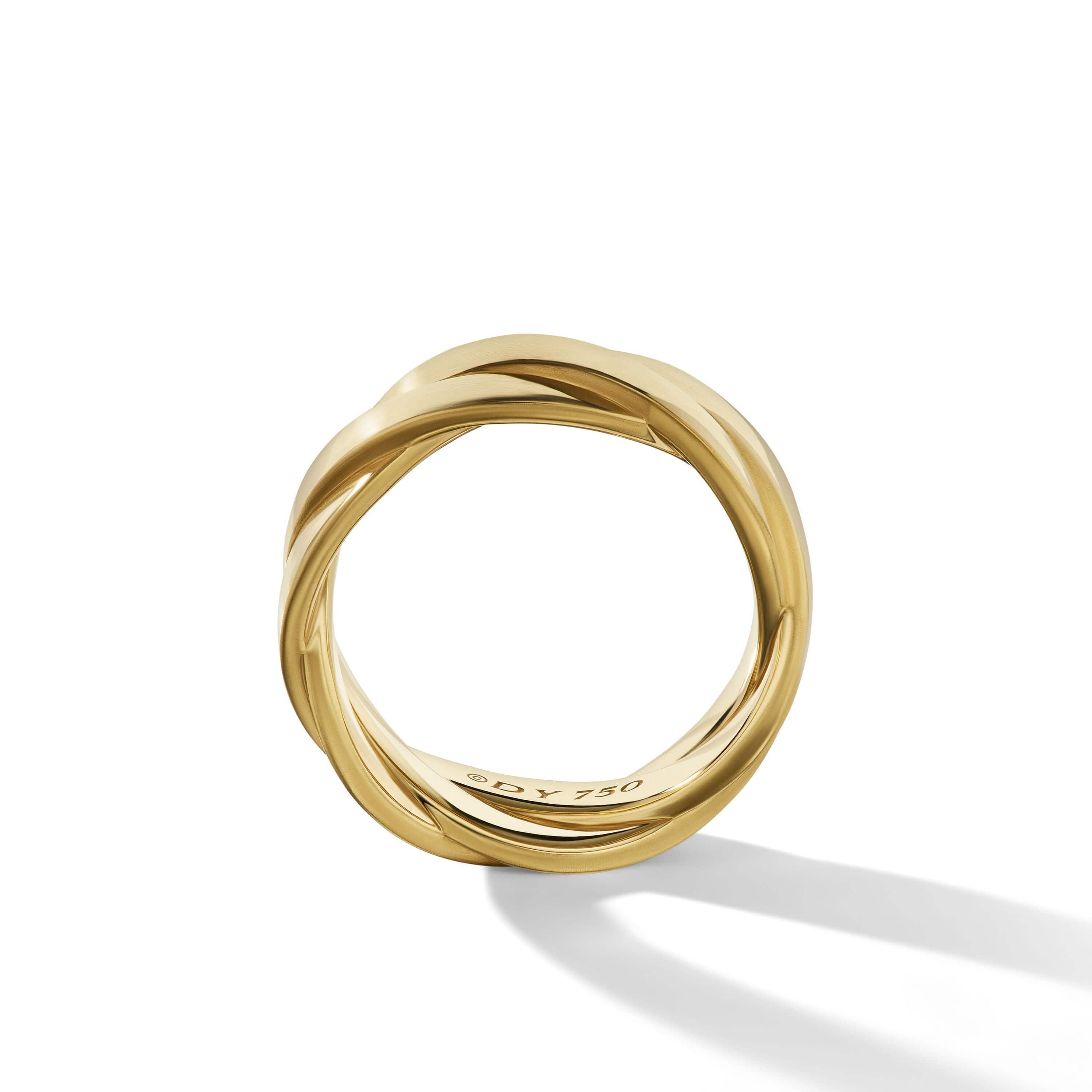 DY Helios Band Ring in 18K Yellow Gold - Image 4