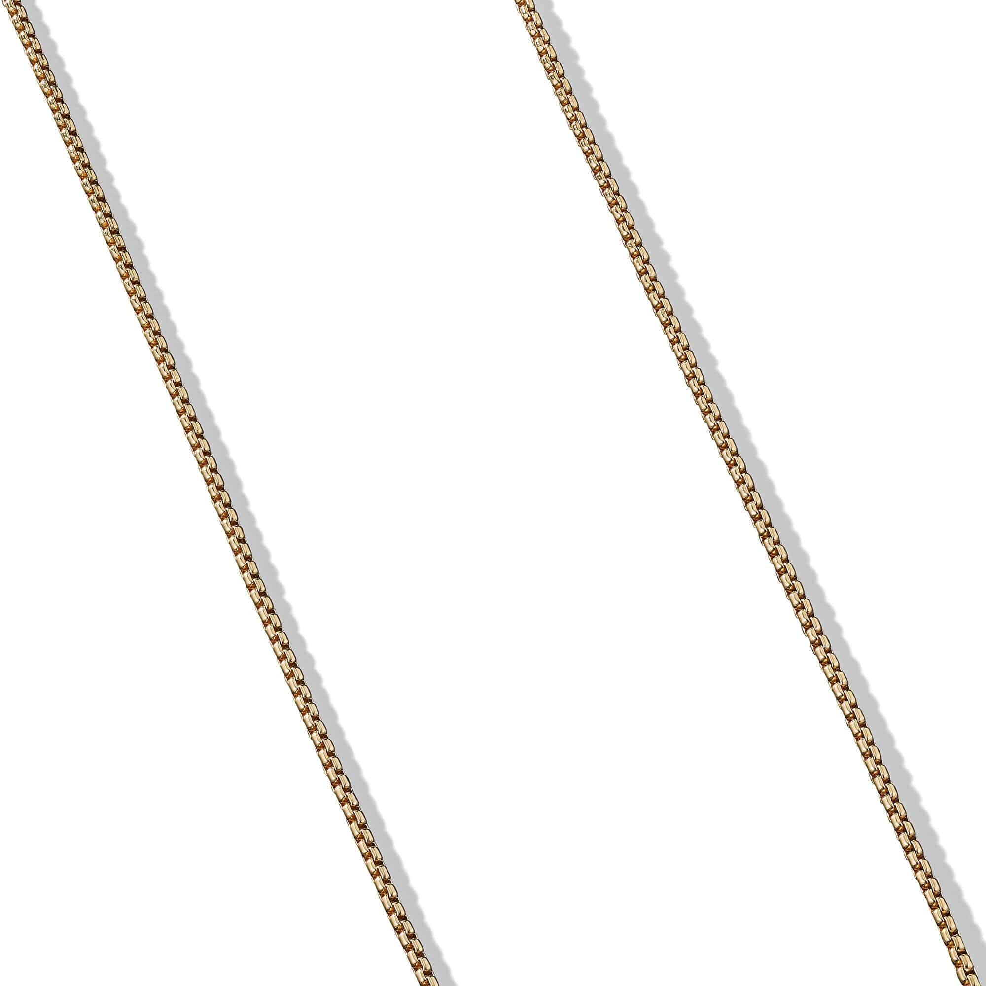Box Chain Necklace in 18K Gold, 1.7mm - Image 2