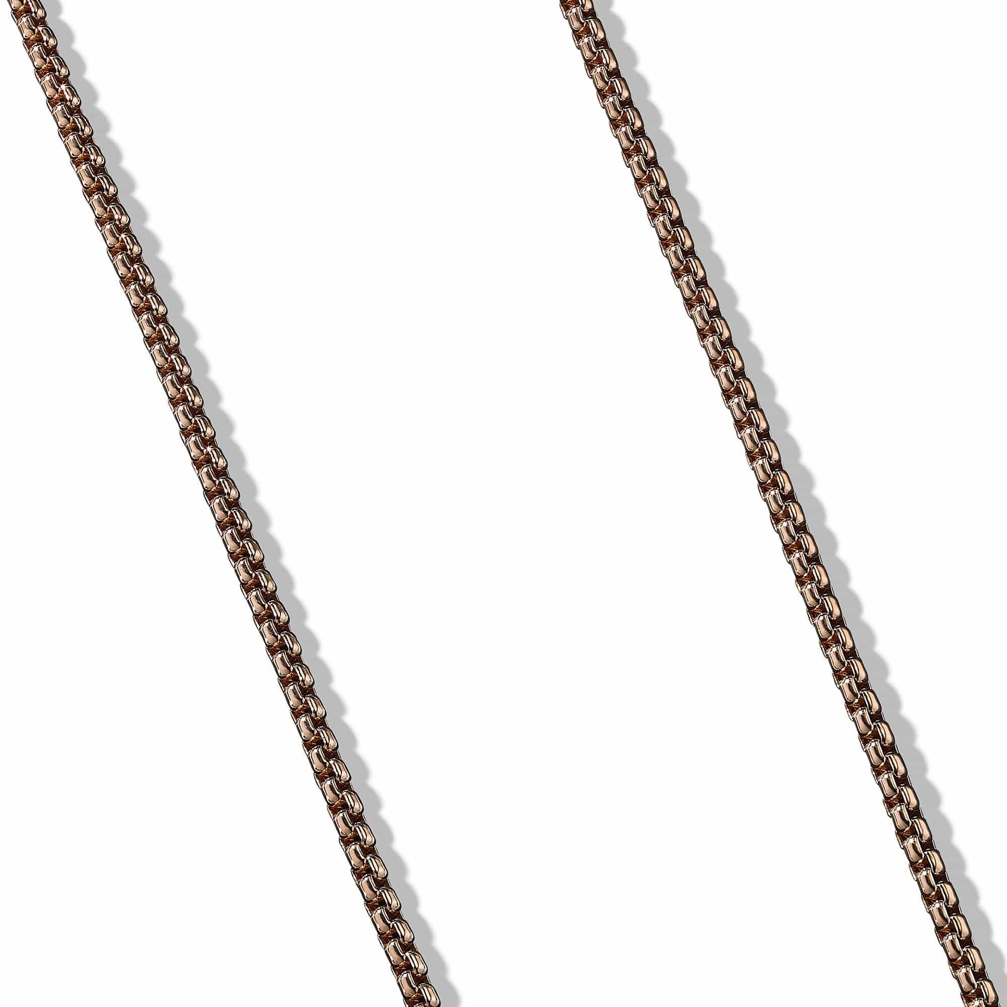 Small Box Chain in 18K Gold, 2.7mm - Image 2