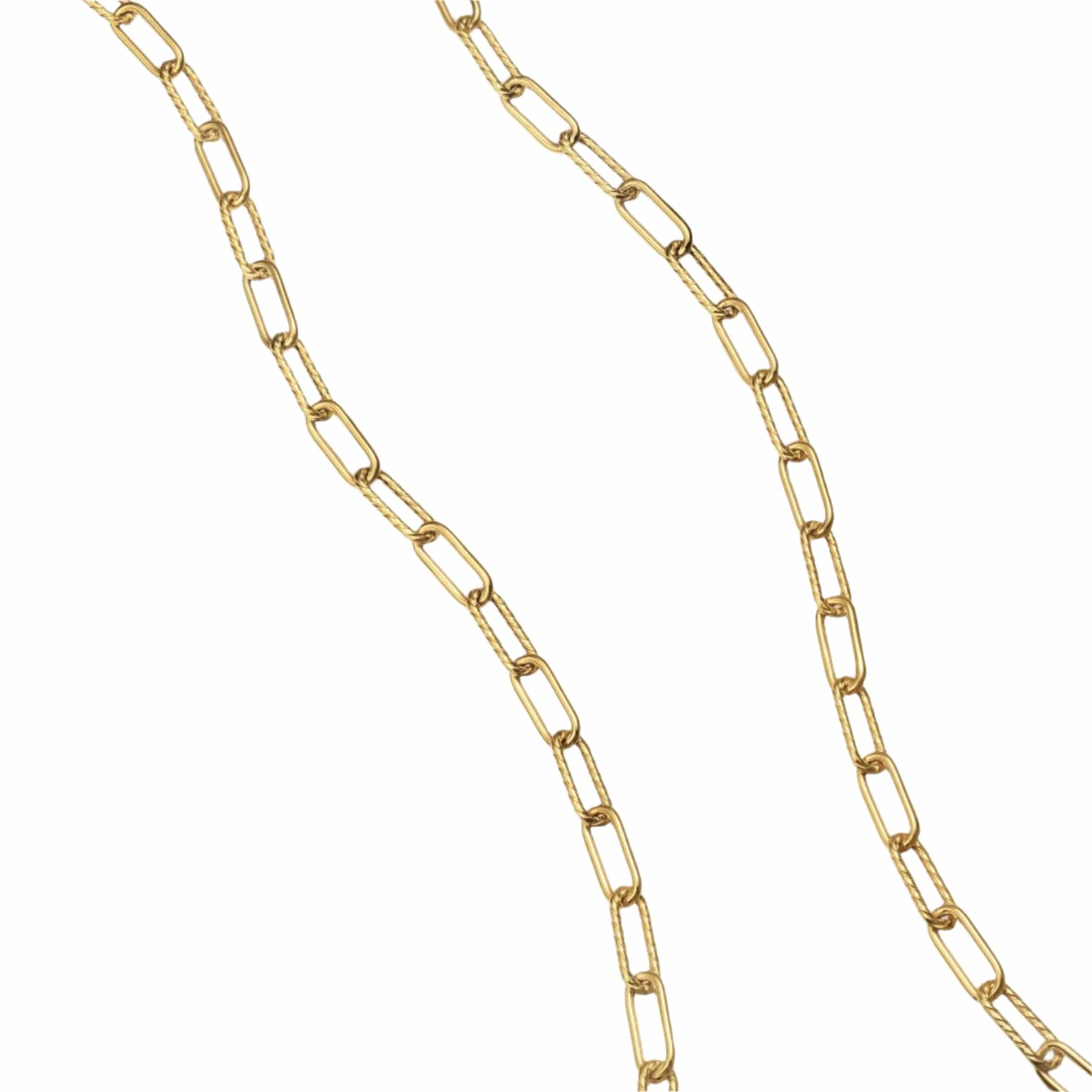 DY Madison® Chain Necklace 18K Yellow Gold, 4mm - Image 3