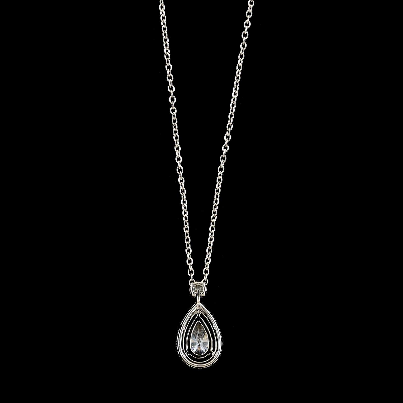 Graff 18K White Gold Estate Constellation Diamond Pendant Necklace - Image 3