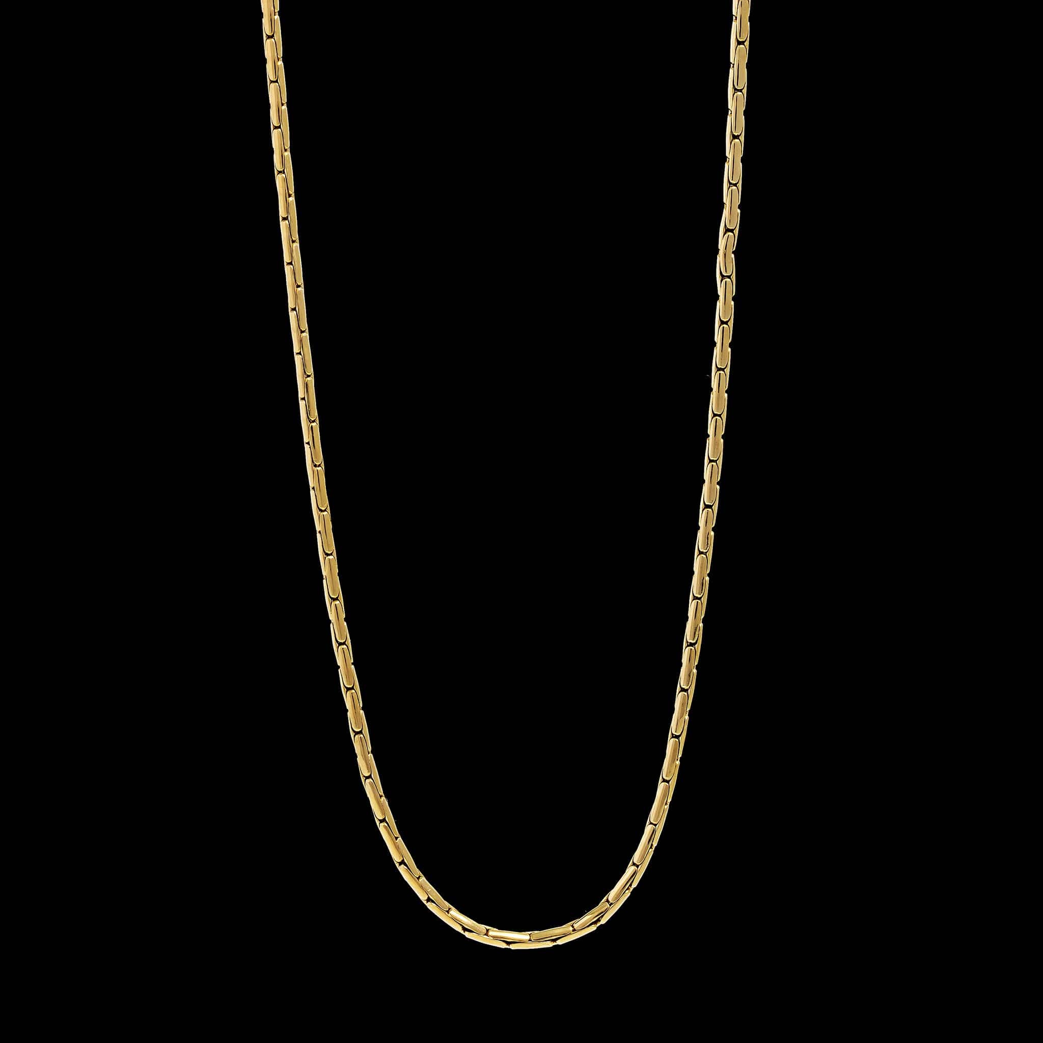 Grosse 18K Yellow Gold Estate Fancy Link Necklace