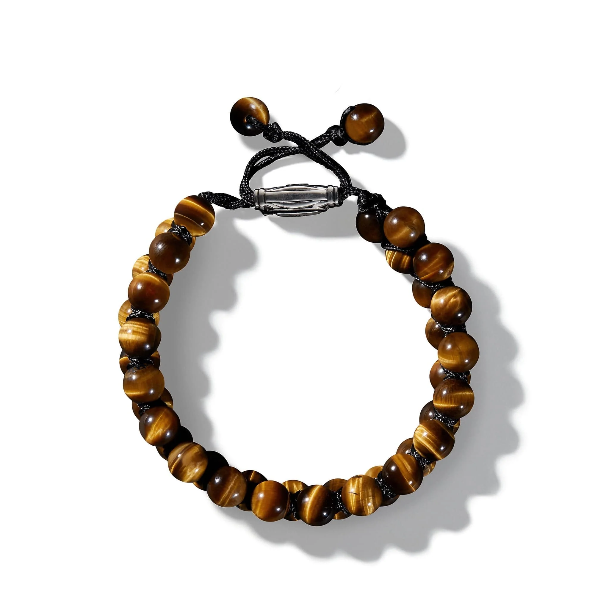 Spiritual Beads Two-Row Bracelet with Tiger's Eye - Image 2