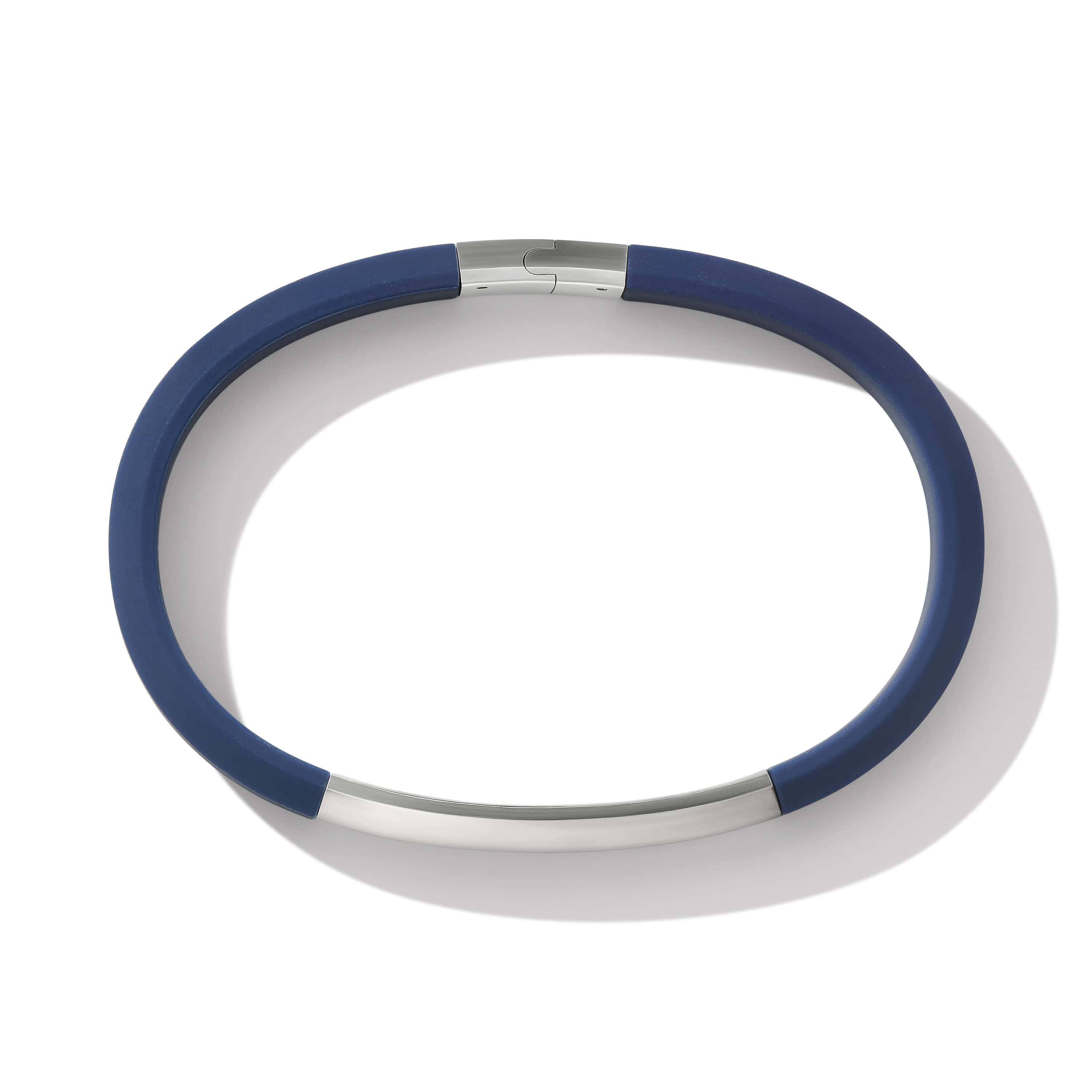 Streamline® ID Blue Rubber Bracelet - Image 2