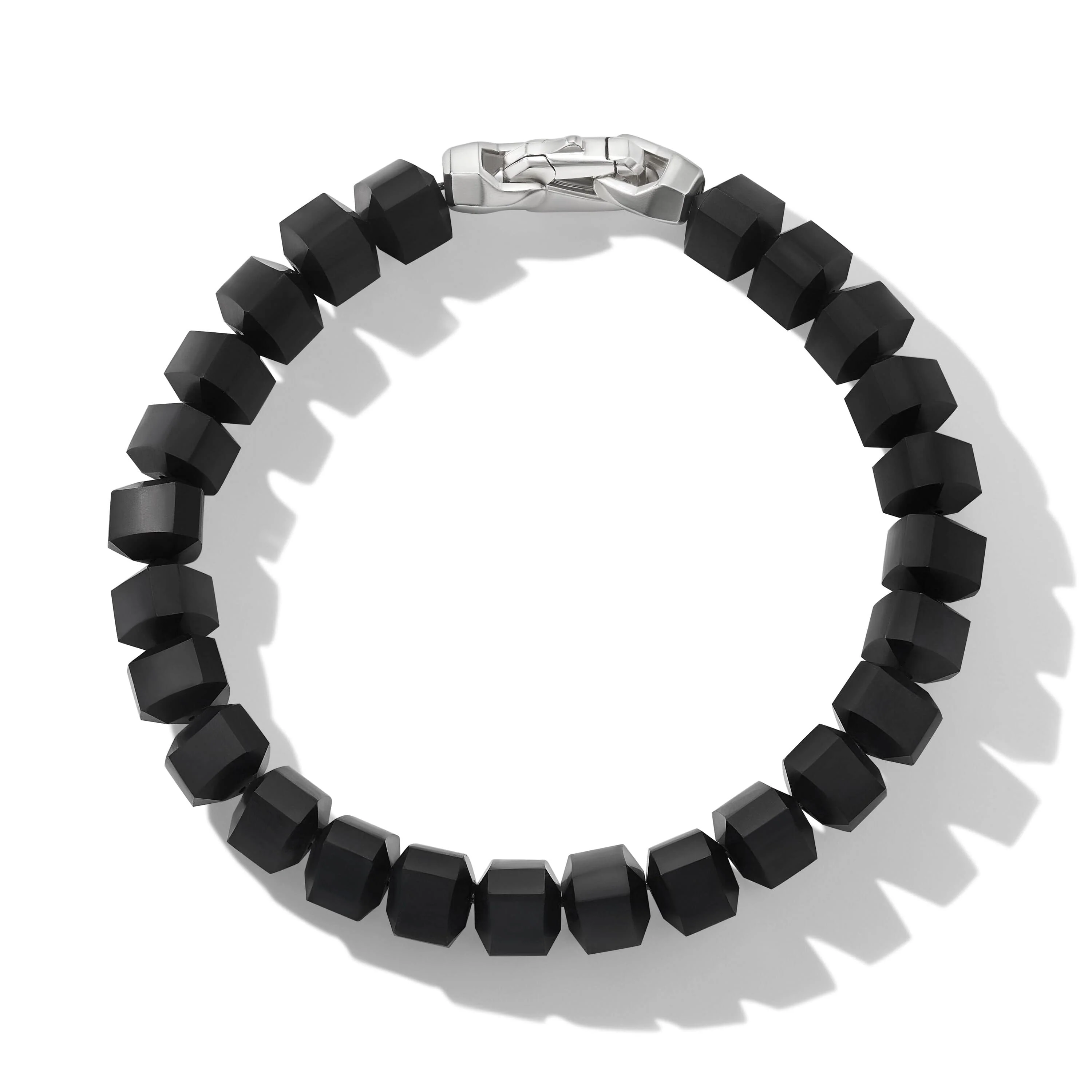 Spiritual Beads Bracelet in Sterling Silver with Black Onyx - Image 2