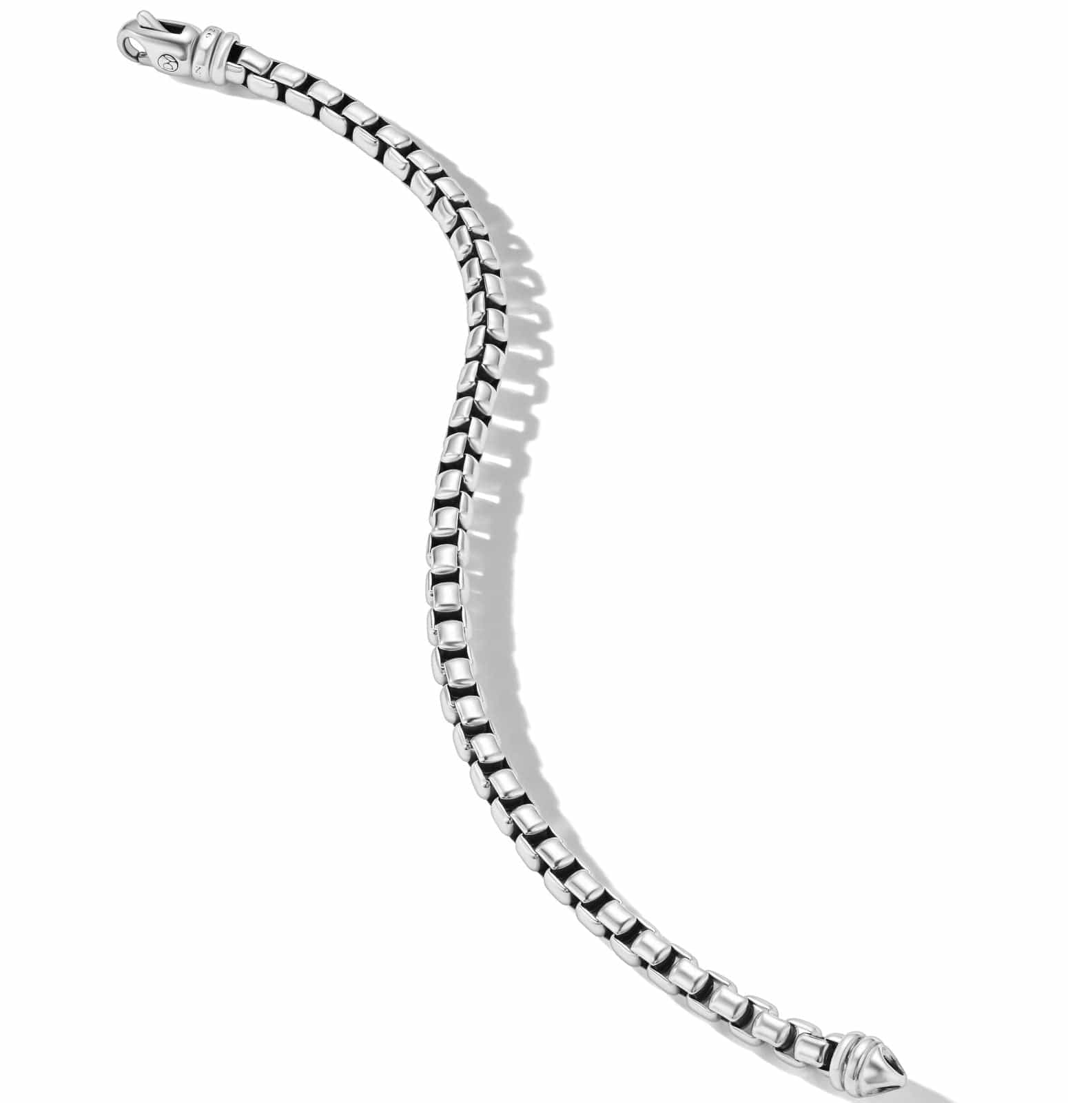 Box Chain Bracelet in Sterling Silver - Image 3