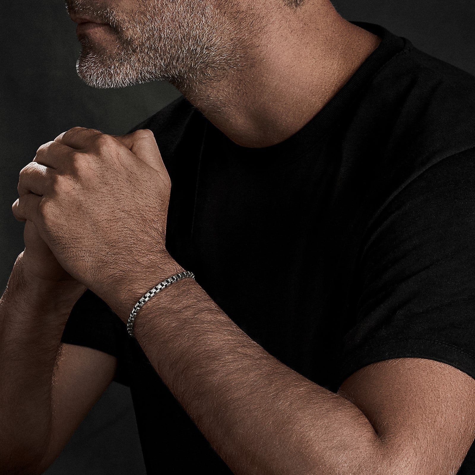 Box Chain Bracelet in Sterling Silver - Image 4