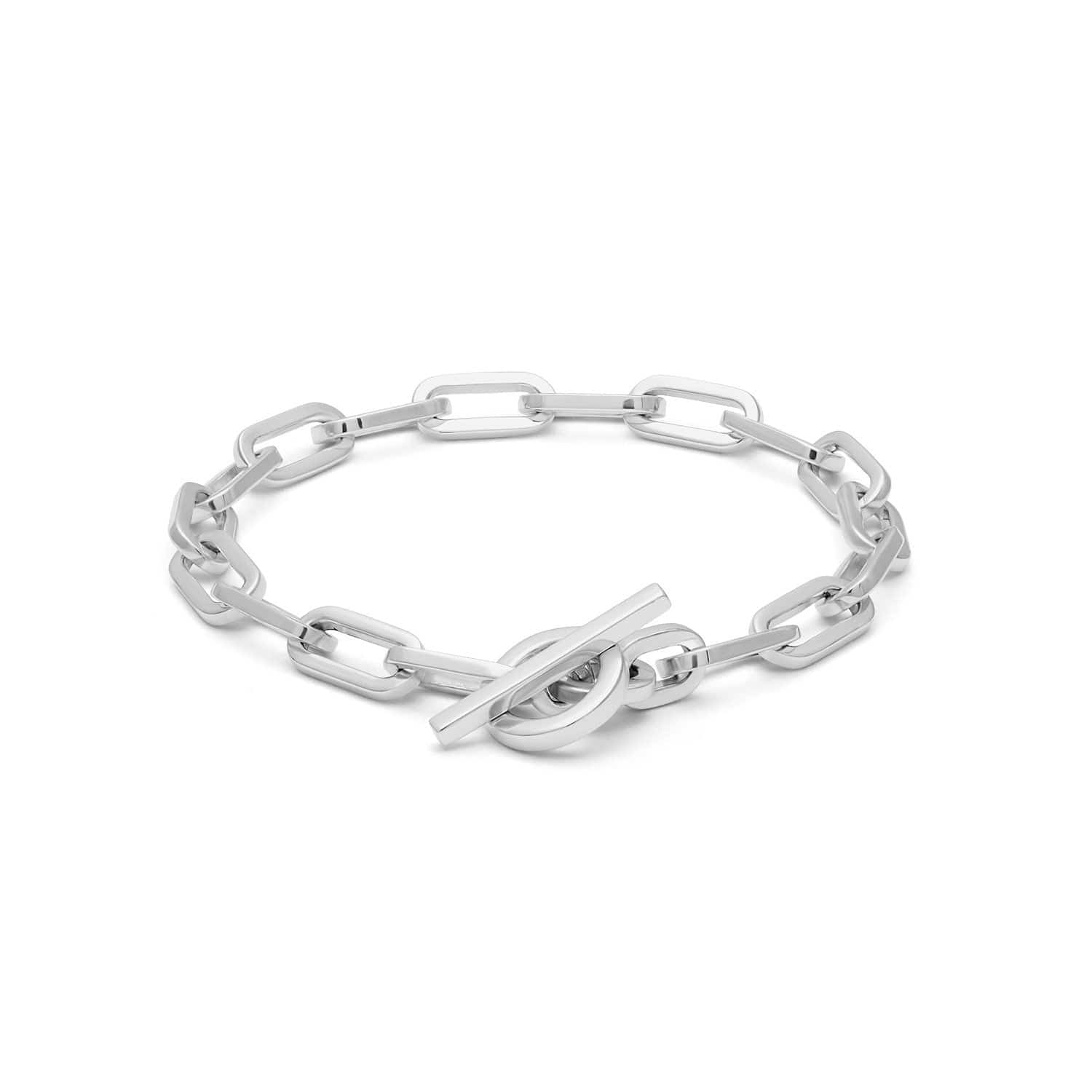 Maor Sterling Silver Medium Cuadro Bracelet - Image 4