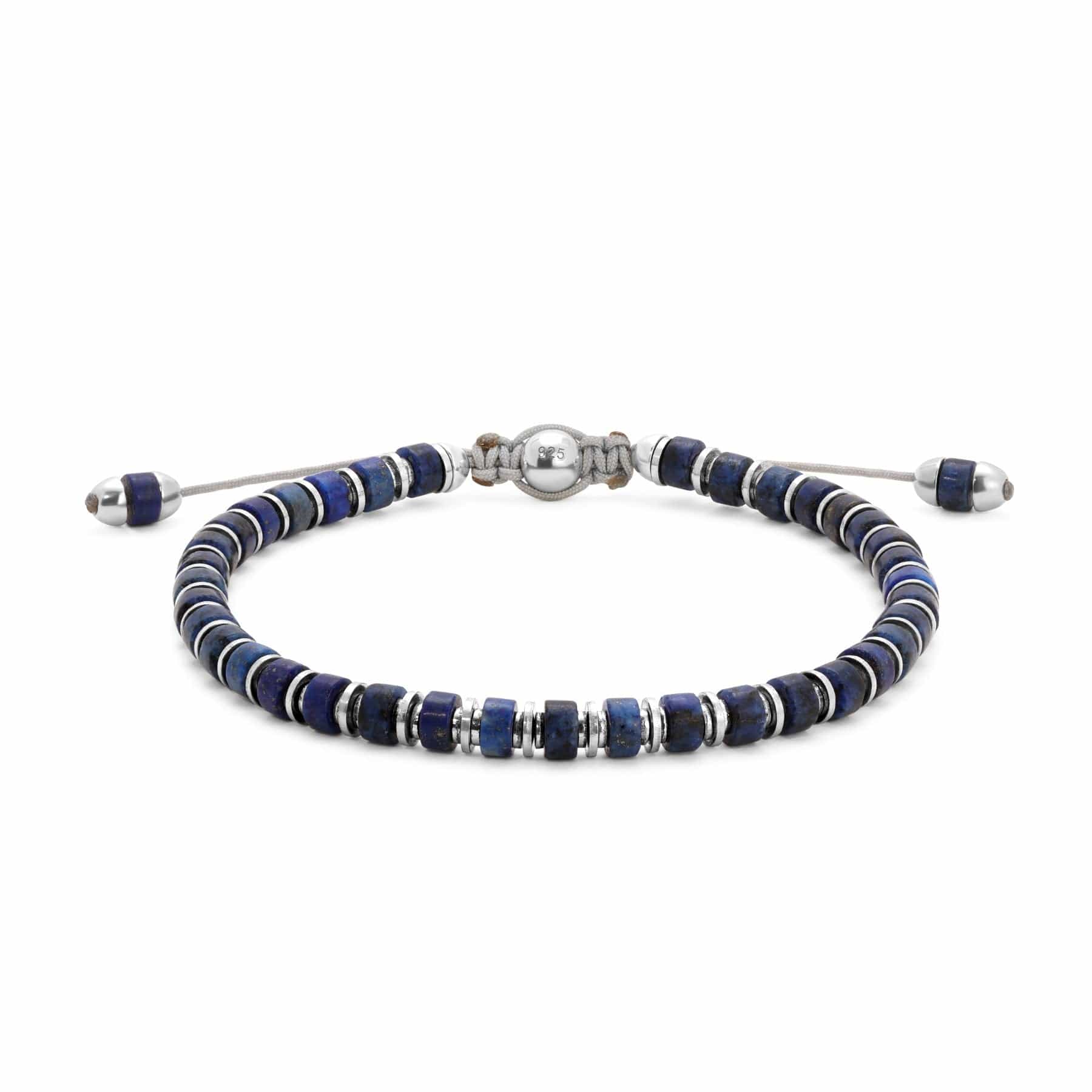 Maor Sterling Silver Lapis Sapet Bracelet