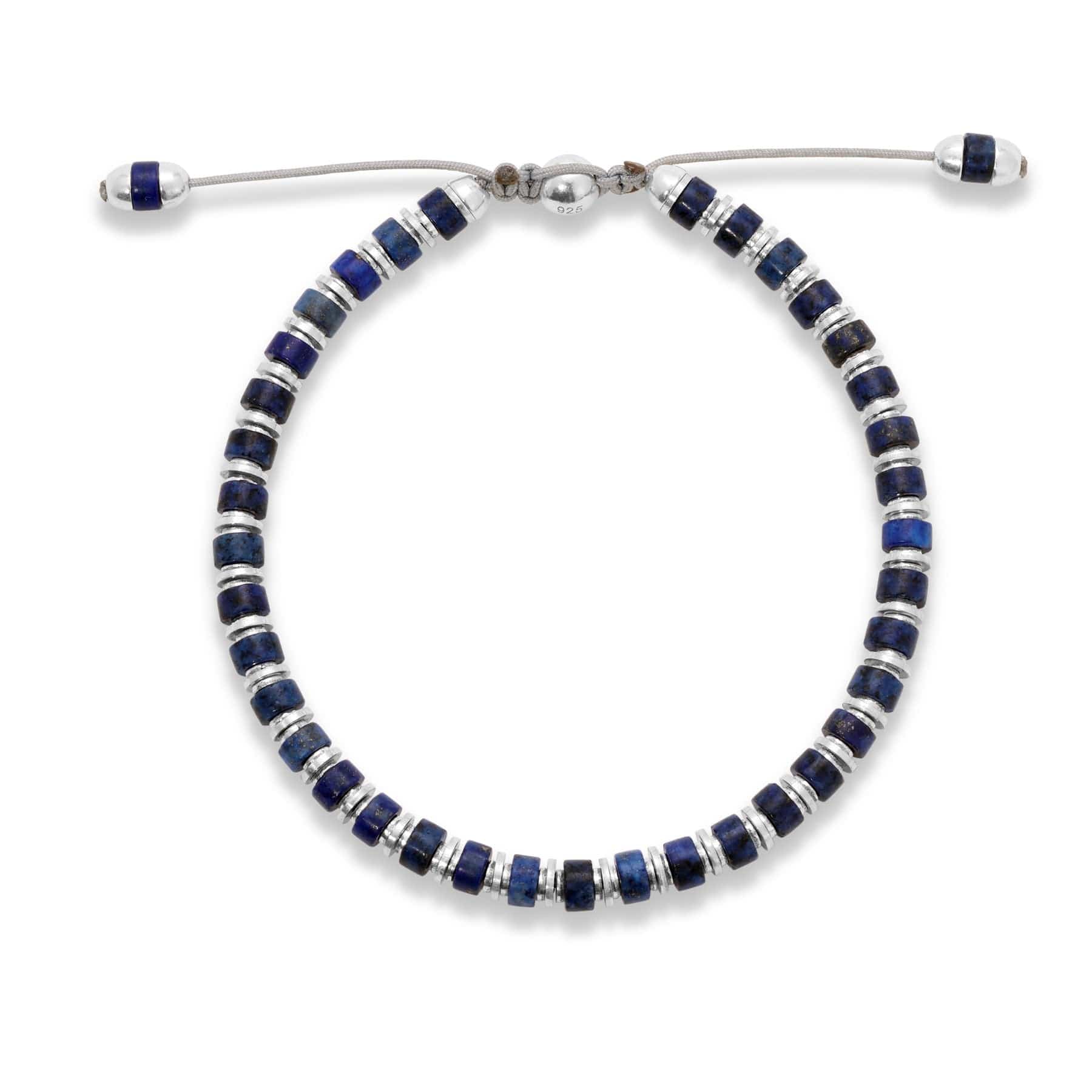 Maor Sterling Silver Lapis Sapet Bracelet - Image 2