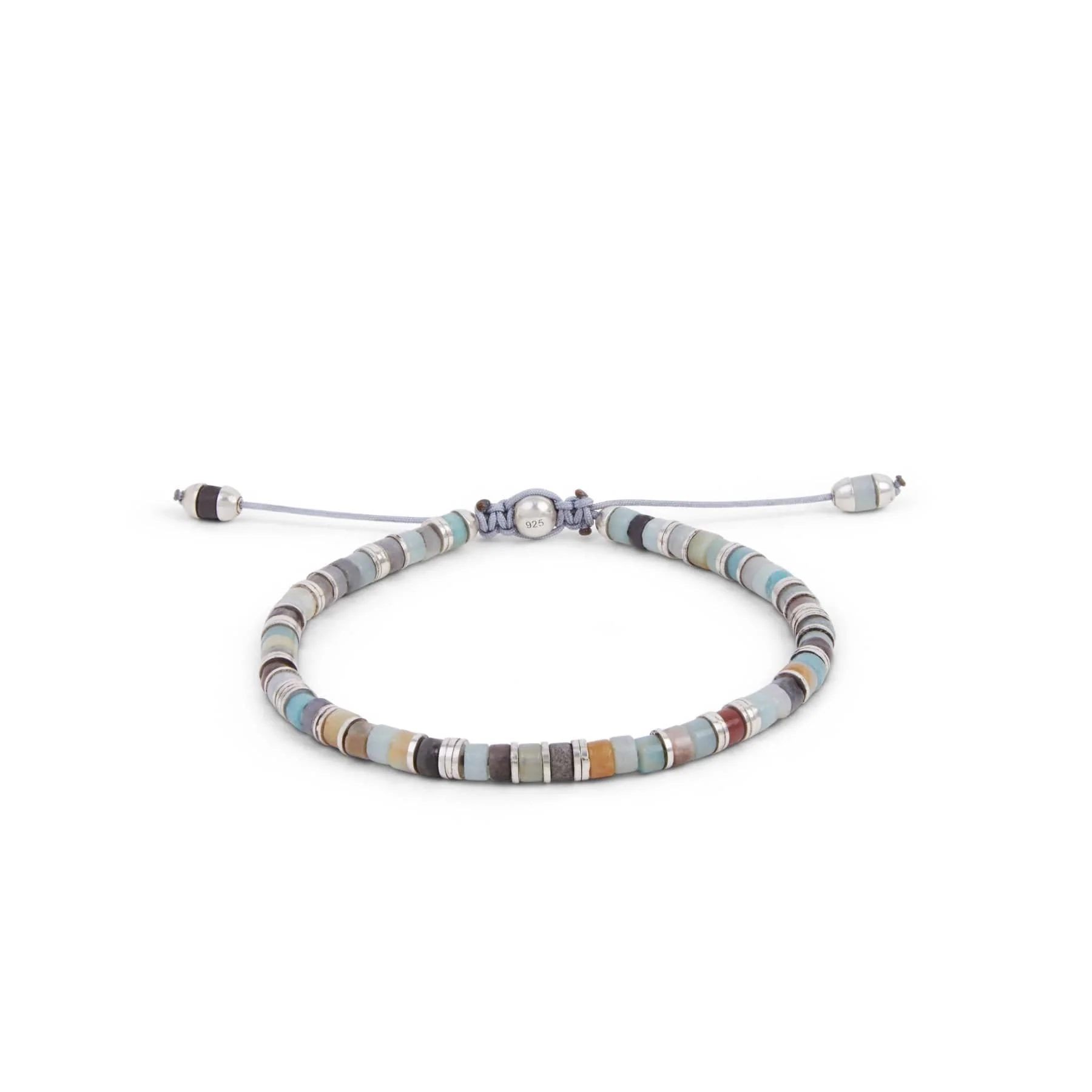 Maor Sterling Silver Multi Color Amazonite Tucson Bracelet
