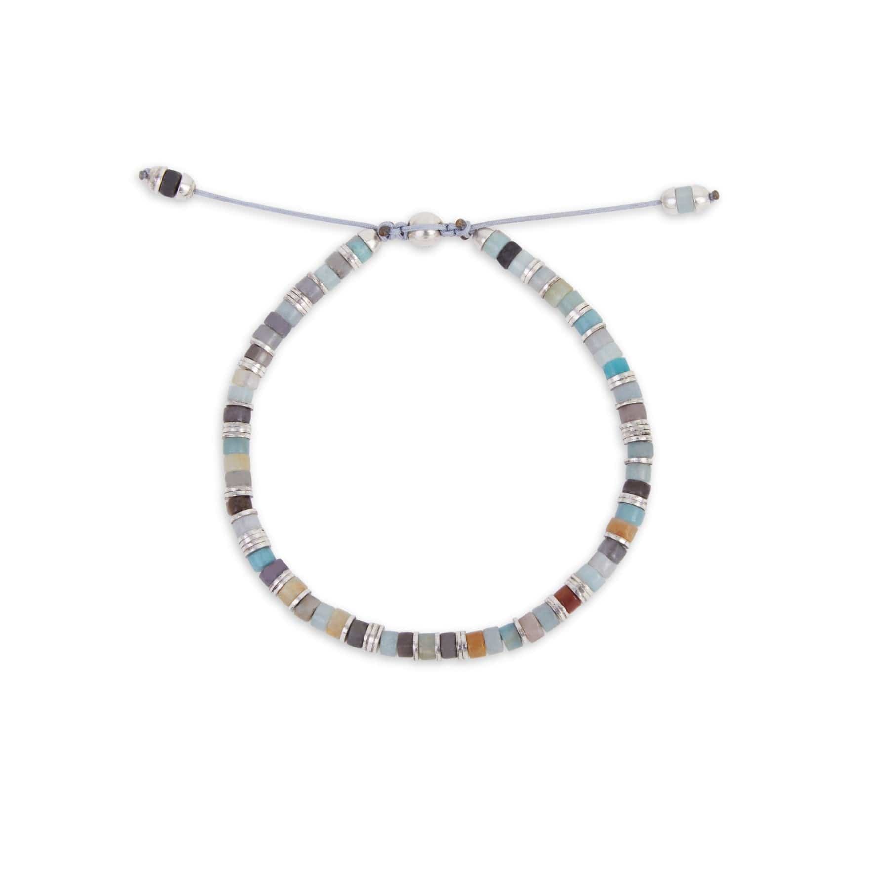 Maor Sterling Silver Multi Color Amazonite Tucson Bracelet - Image 2