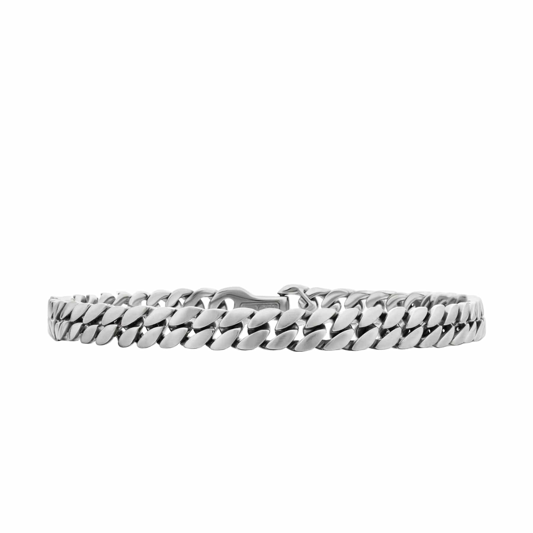 Curb Chain Bracelet Sterling Silver, 6mm