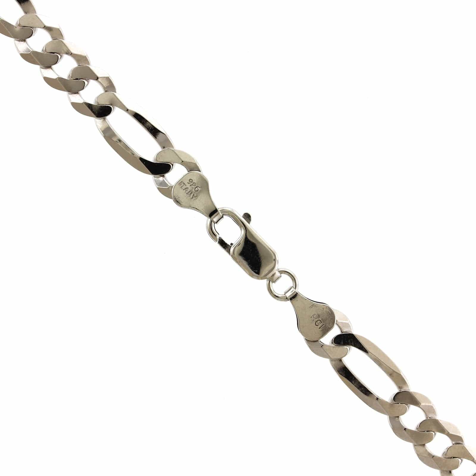 Sterling Silver Figaro Chain Necklace - Image 2