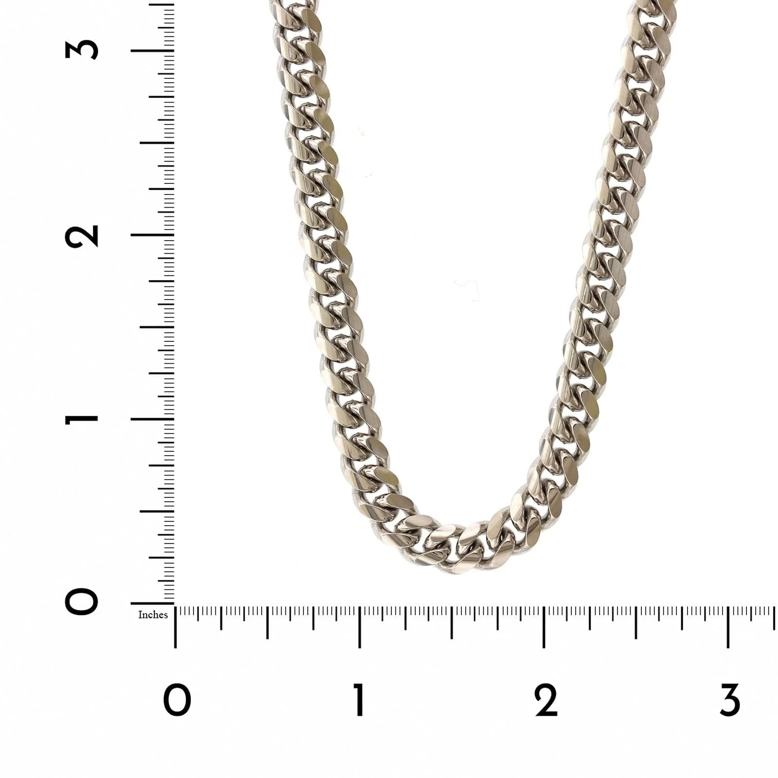 Sterling Silver Cuban Chain Necklace - Image 4