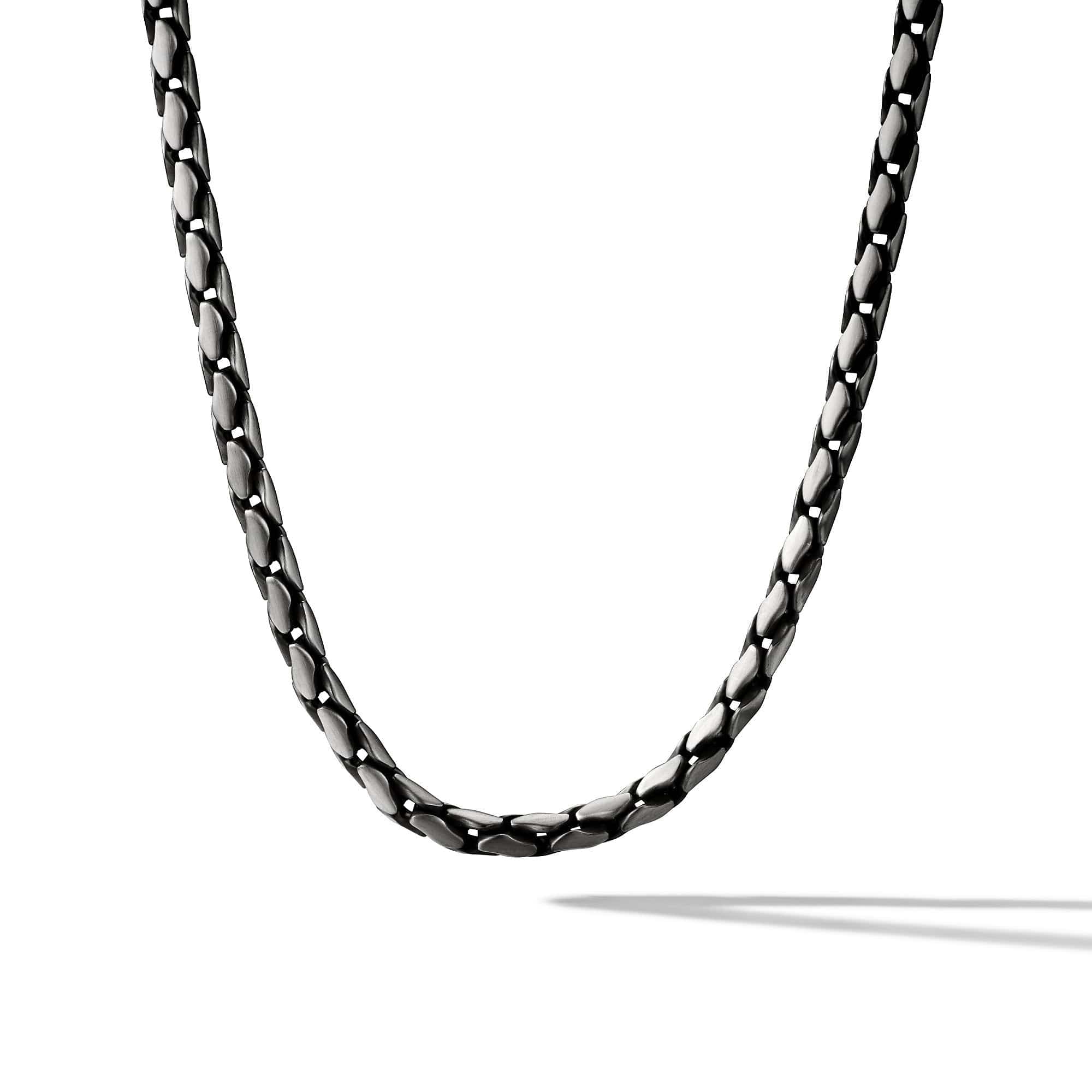 Medium Fluted Chain Necklace, 5mm