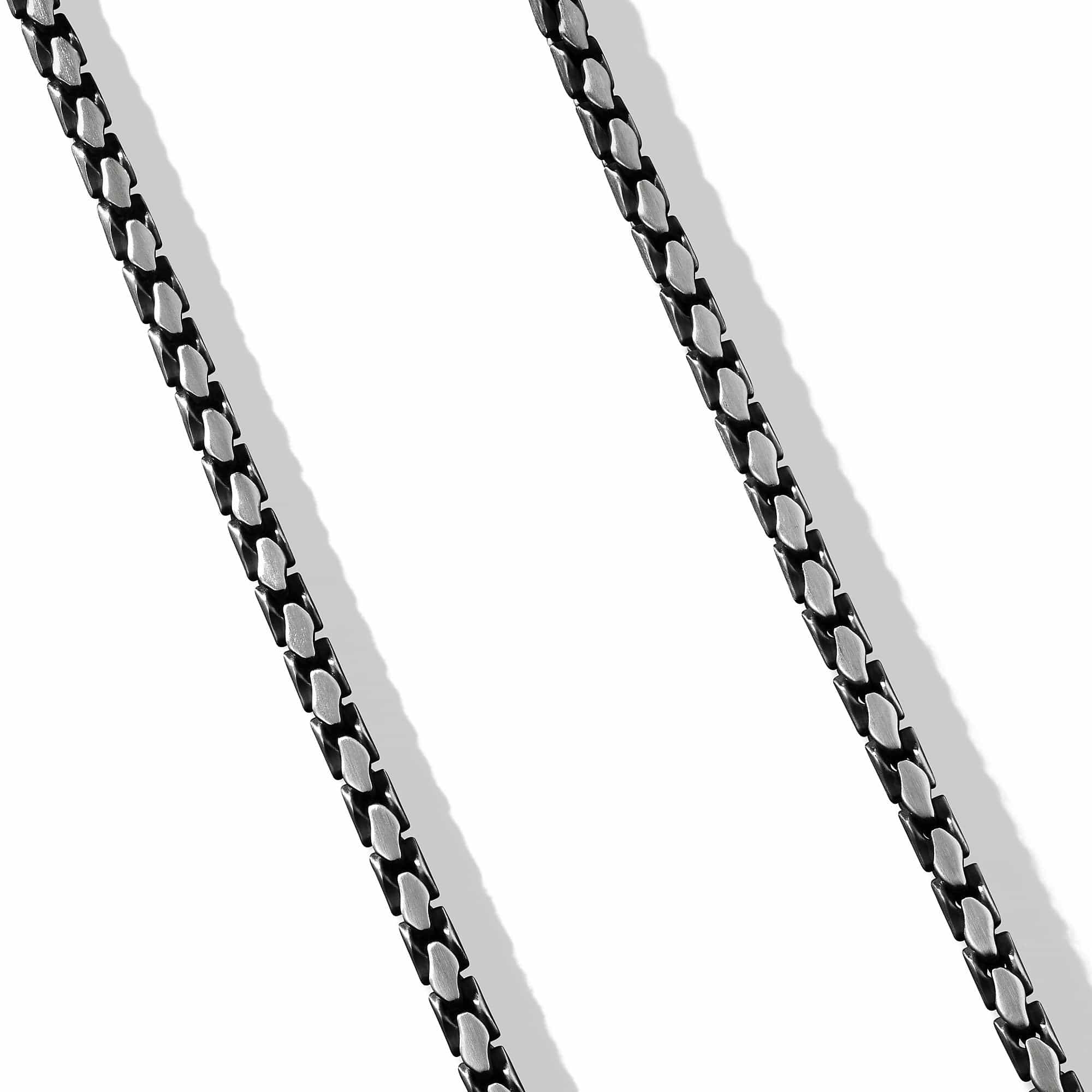 Medium Fluted Chain Necklace, 5mm - Image 2