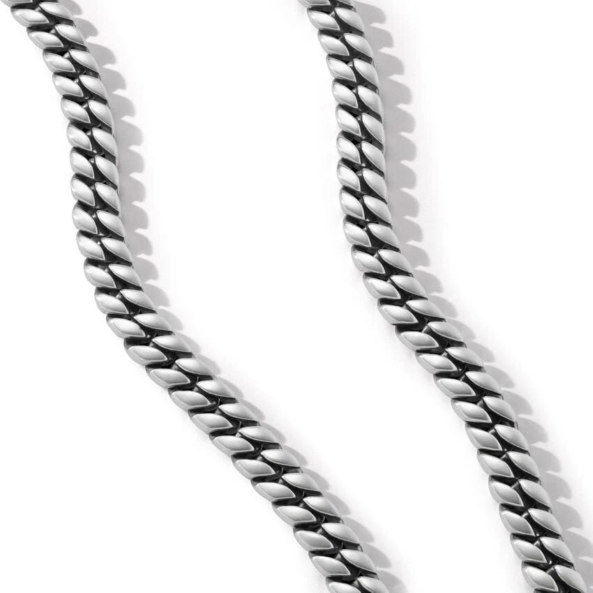 Curb Chain Necklace in Sterling Silver - Image 2