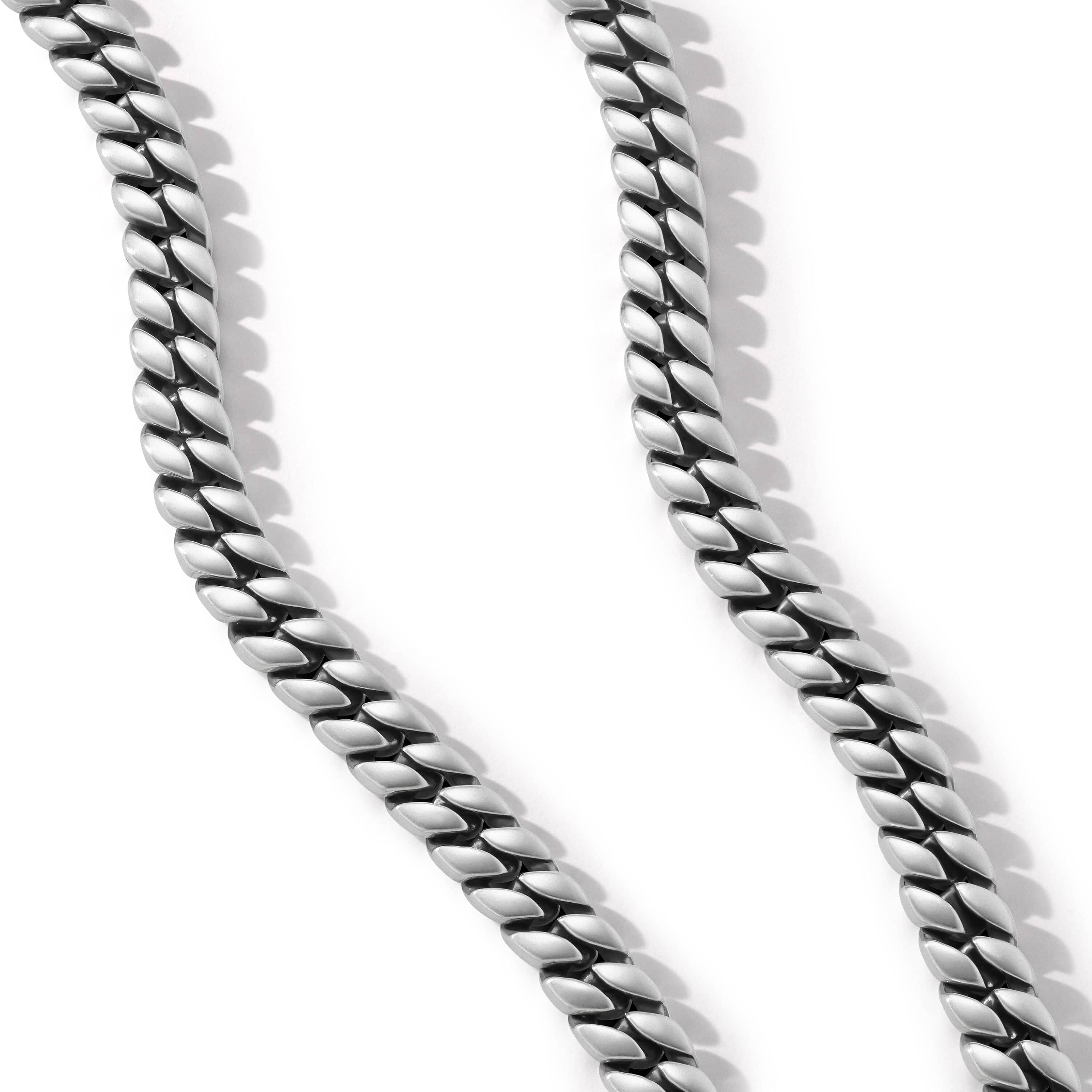 Curb Chain Necklace in Sterling Silver - Image 2