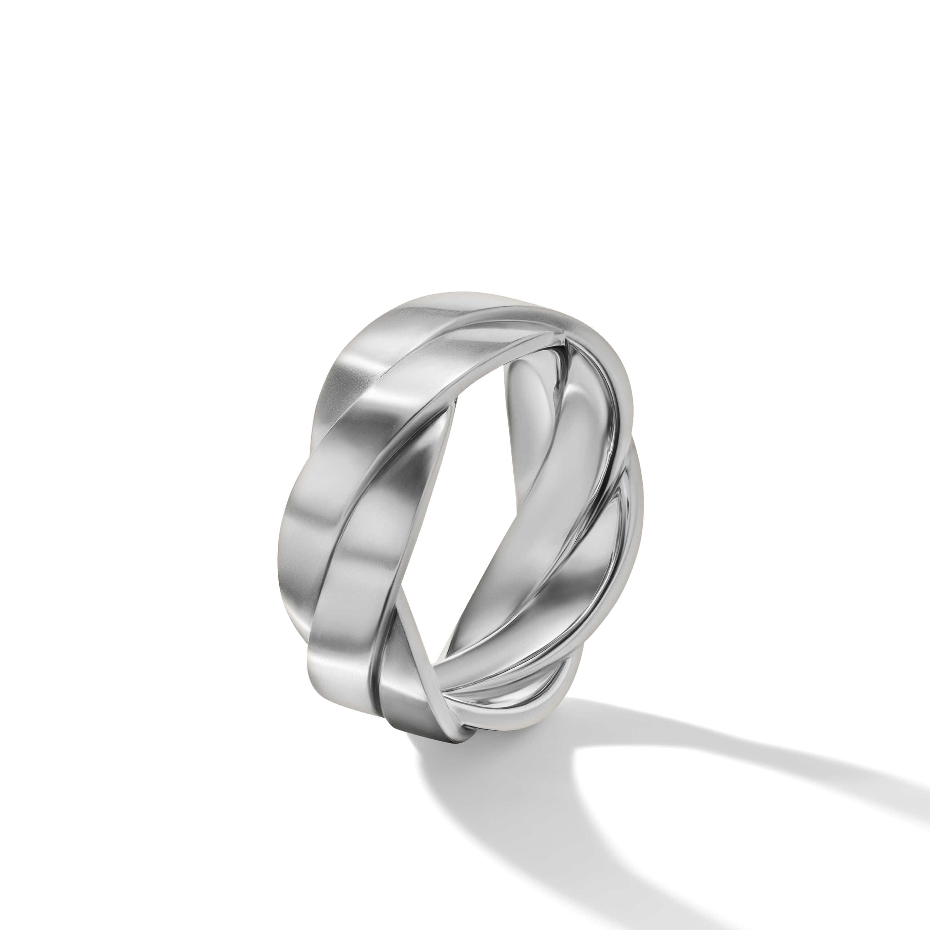 DY Helios™ Band Ring in Sterling Silver, 9mm - Image 3