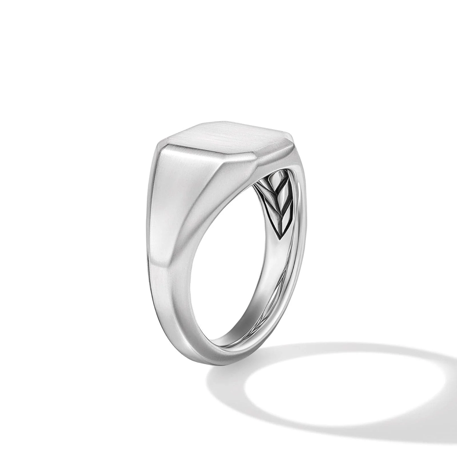 Streamline® Signet Ring in Sterling Silver, 14mm - Image 2