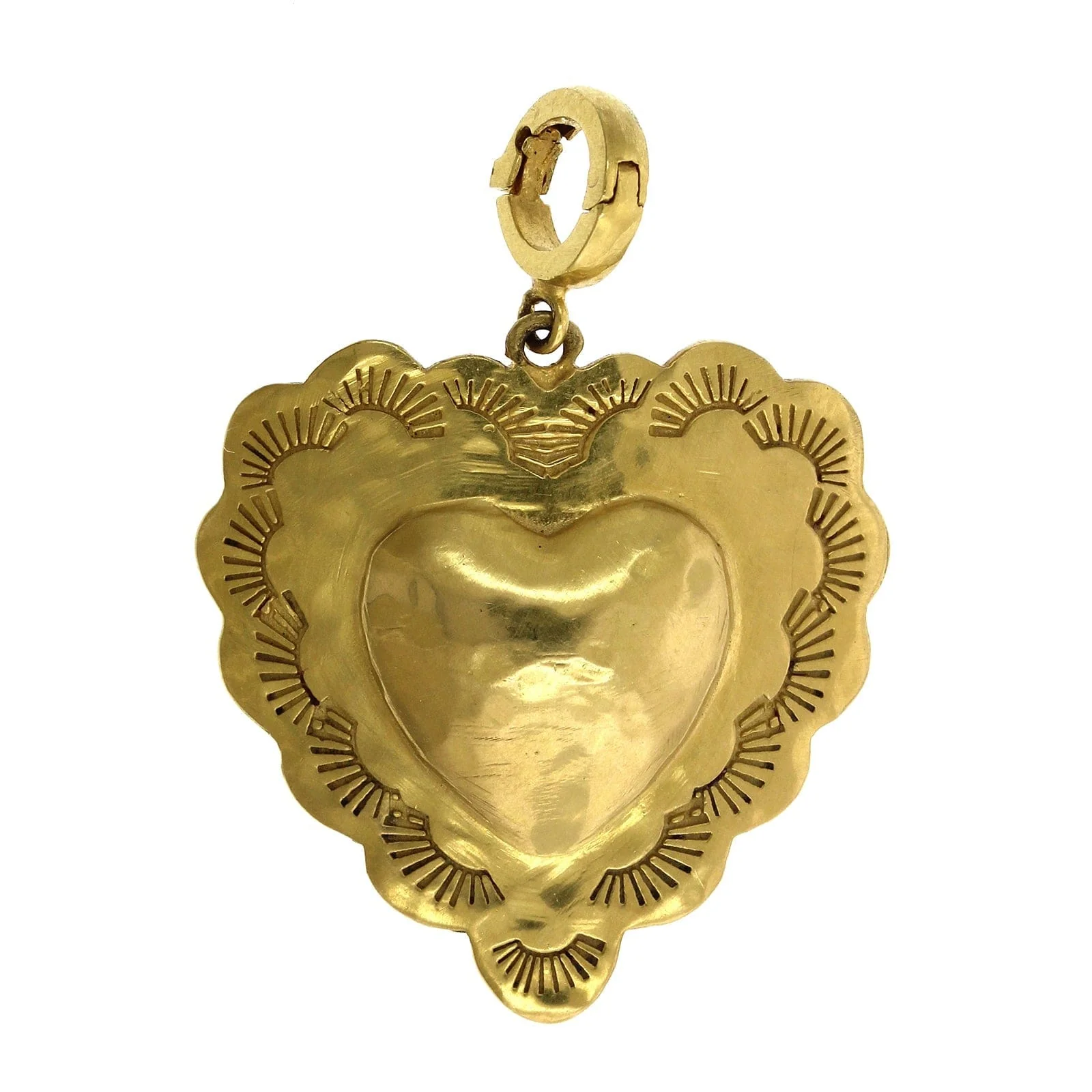 Christina Alexiou 18K Yellow Gold Native Collection Heart Charm