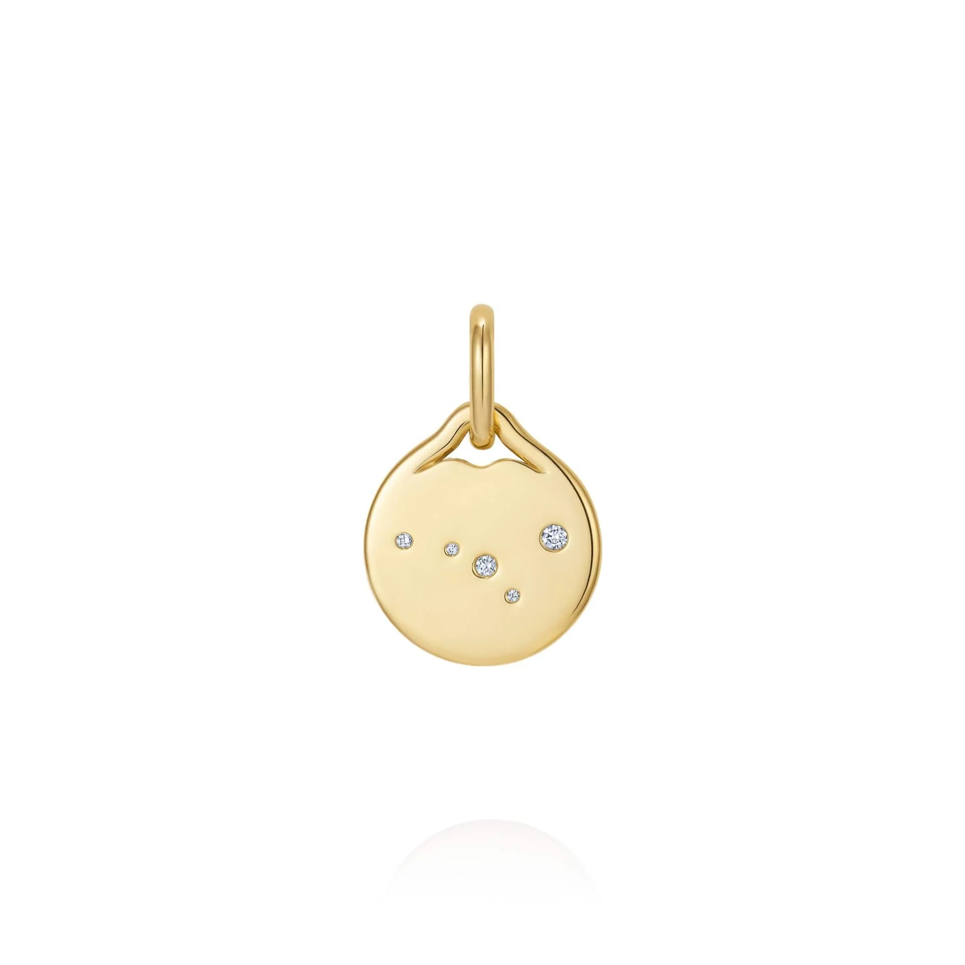 Fernando Jorge 18K Yellow Gold Celestial Diamond Cancer Pendant