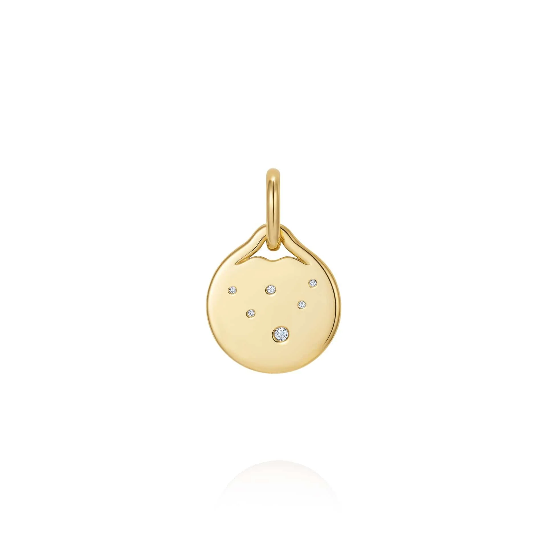 Fernando Jorge 18K Yellow Gold Celestial Diamond Capricorn Pendant