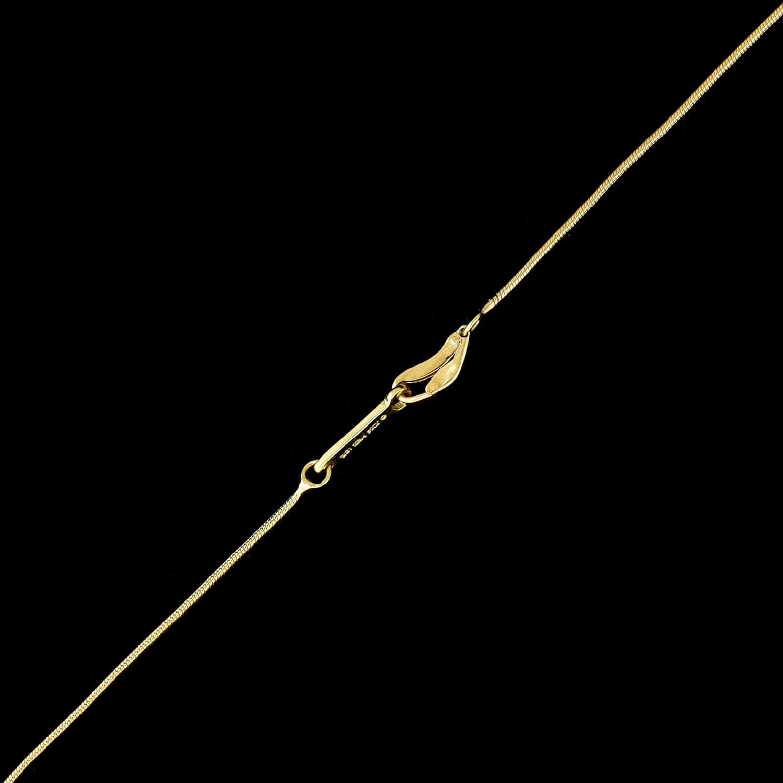 Jose Hess 18K Yellow Gold Estate Diamond Necklace - Image 3