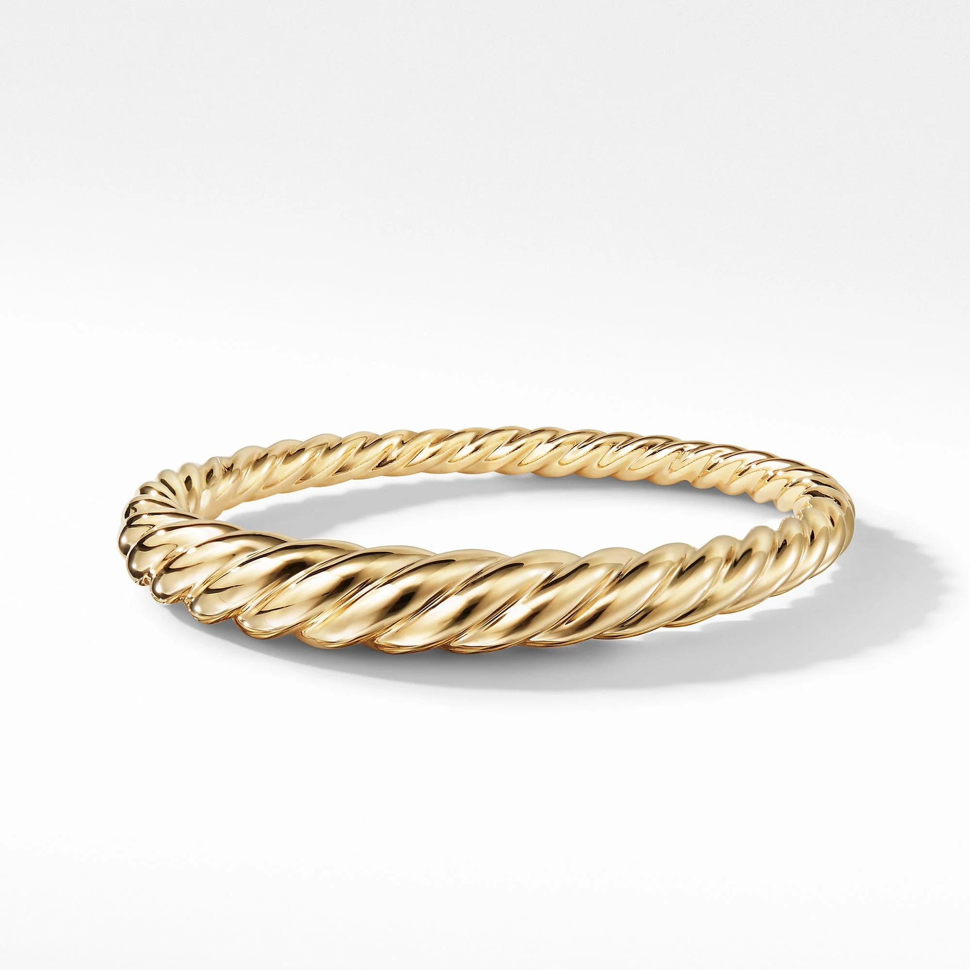 Pure Form Cable Bracelet in 18K Gold, 9.5mm - Image 3