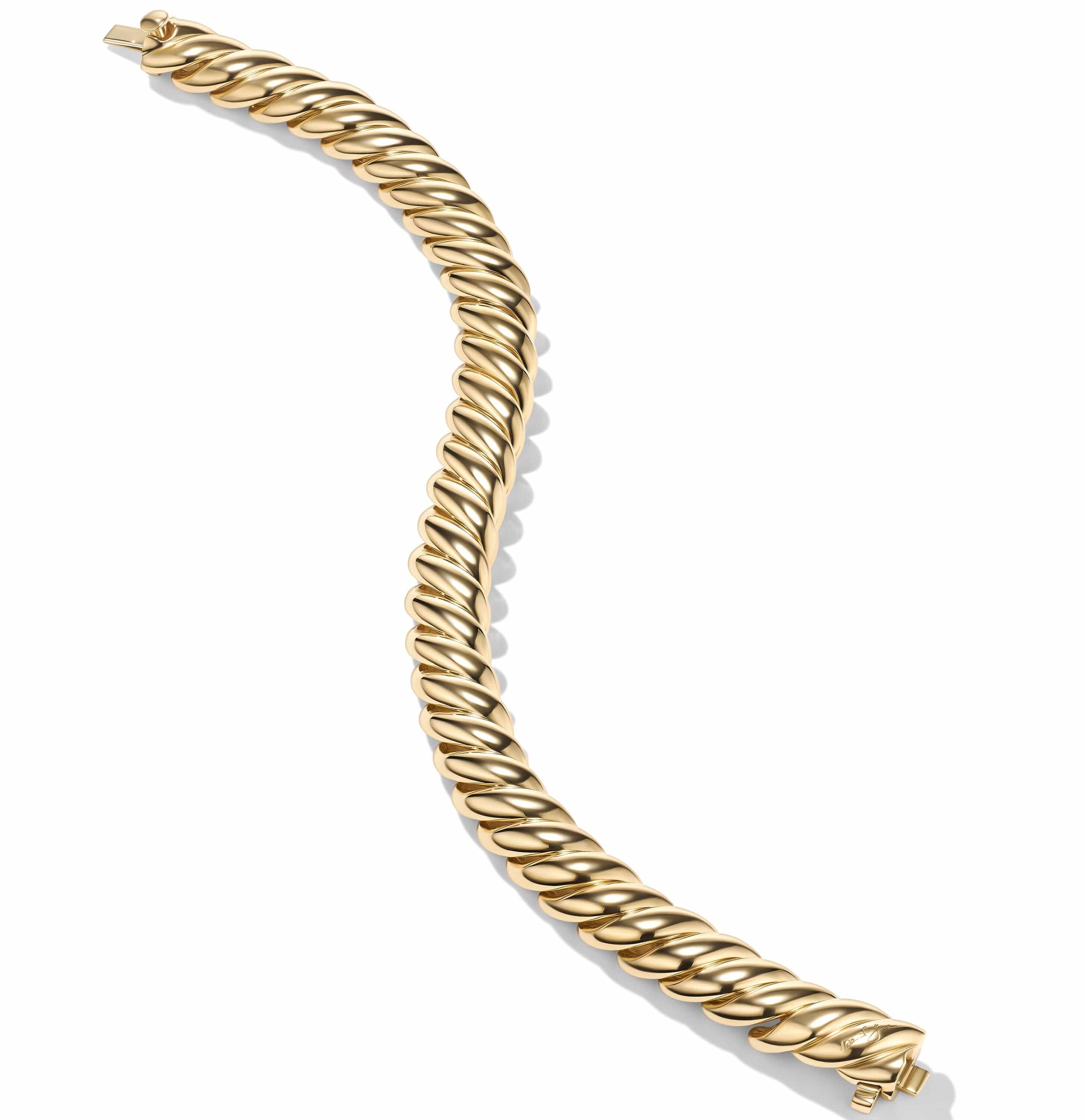 Sculpted Cable Bracelet in 18K Yellow Gold - Image 2