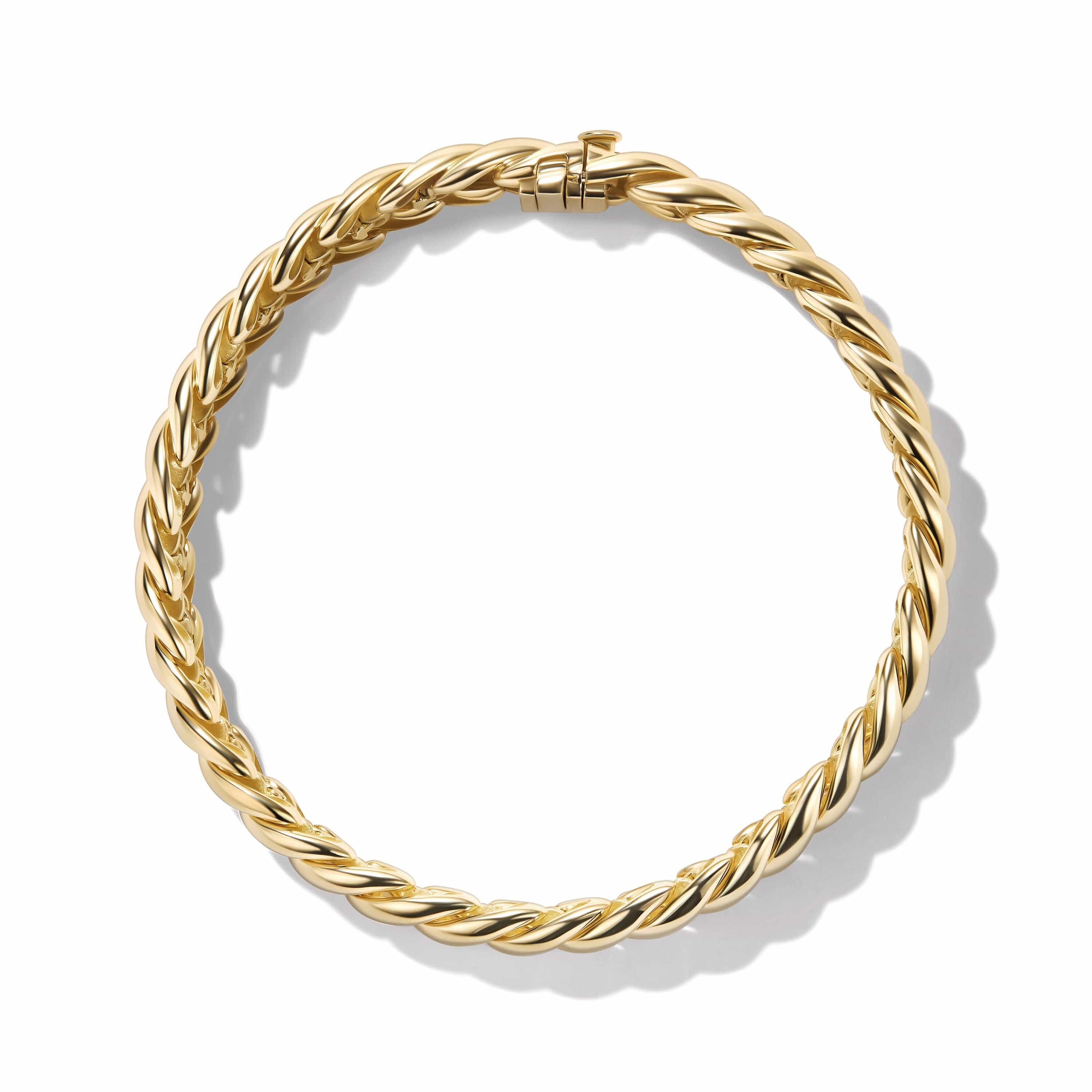 Sculpted Cable Bracelet in 18K Yellow Gold - Image 3