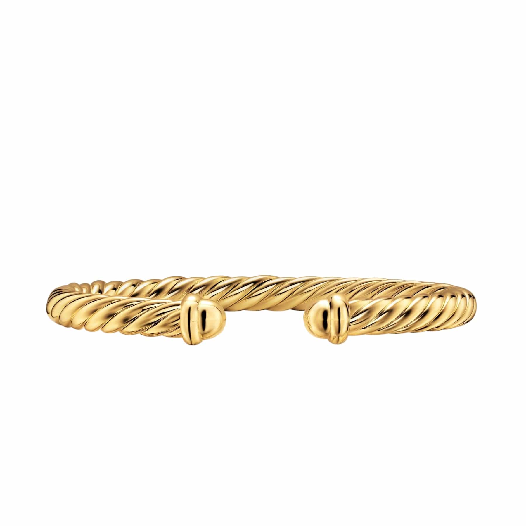 Cablespira® Flex Bracelet 18K Yellow Gold, 6mm