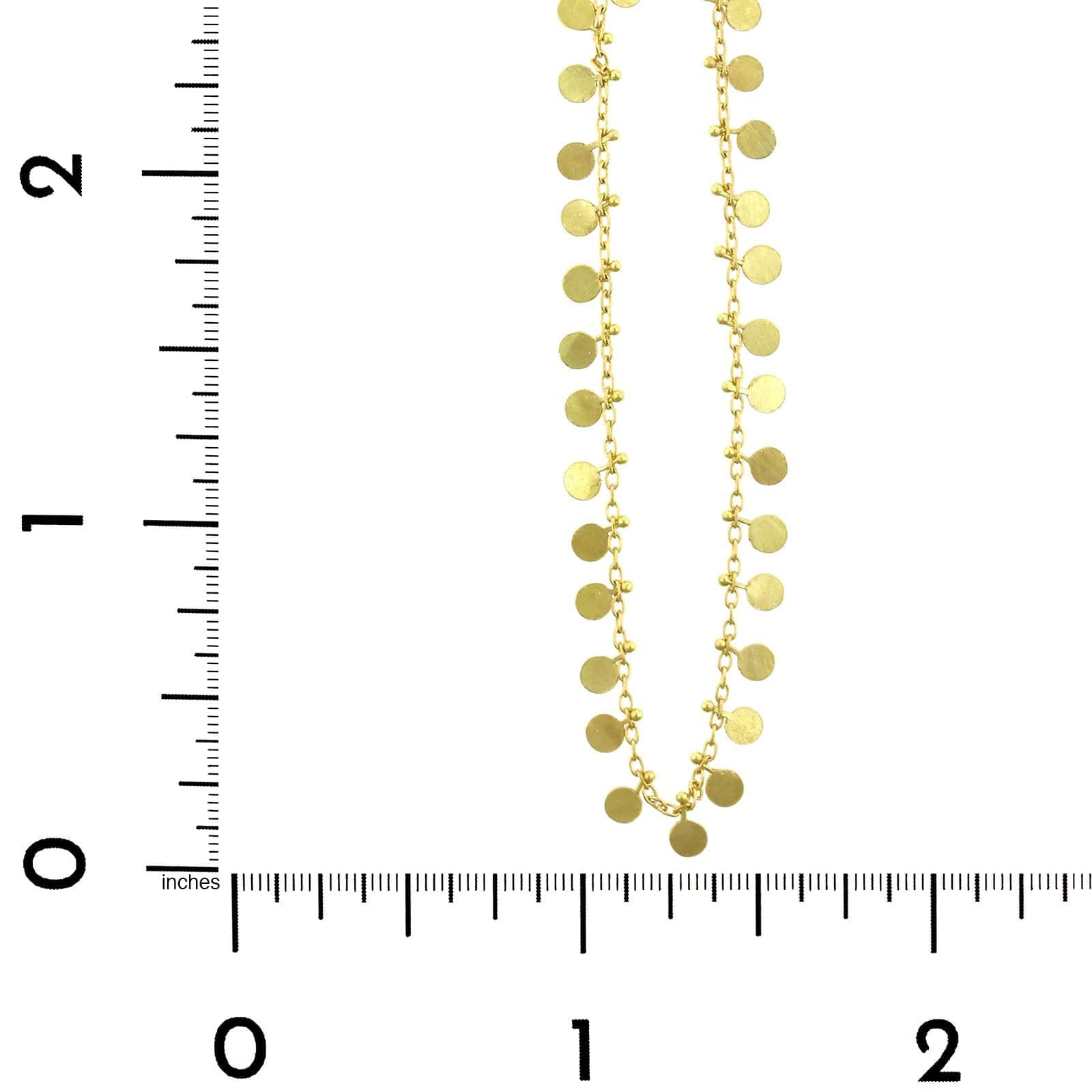 18K Yellow Gold Dotted Bracelet - Image 2