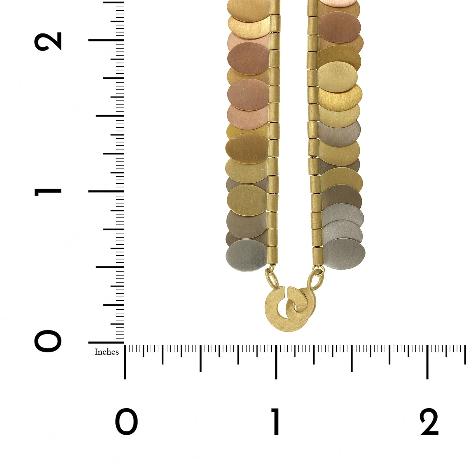 18K Tri-Color Gold and Platinum Songbird Bracelet - Image 4