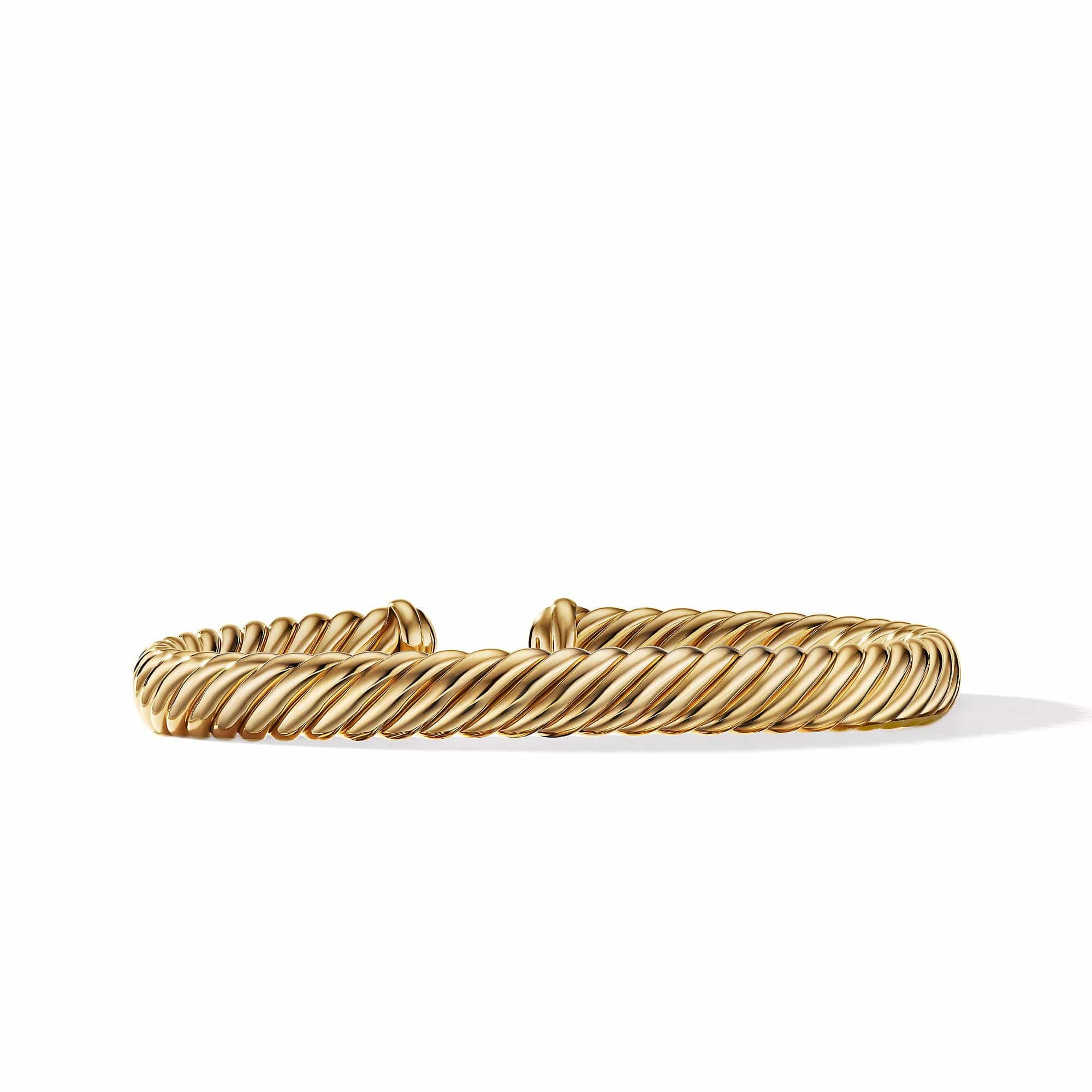 Cablespira® Oval Bracelet in 18K Yellow Gold