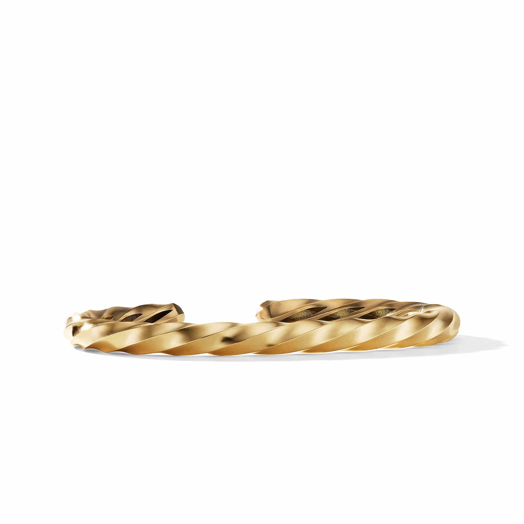 Cable Edge Bracelet in Recycled 18K Yellow Gold