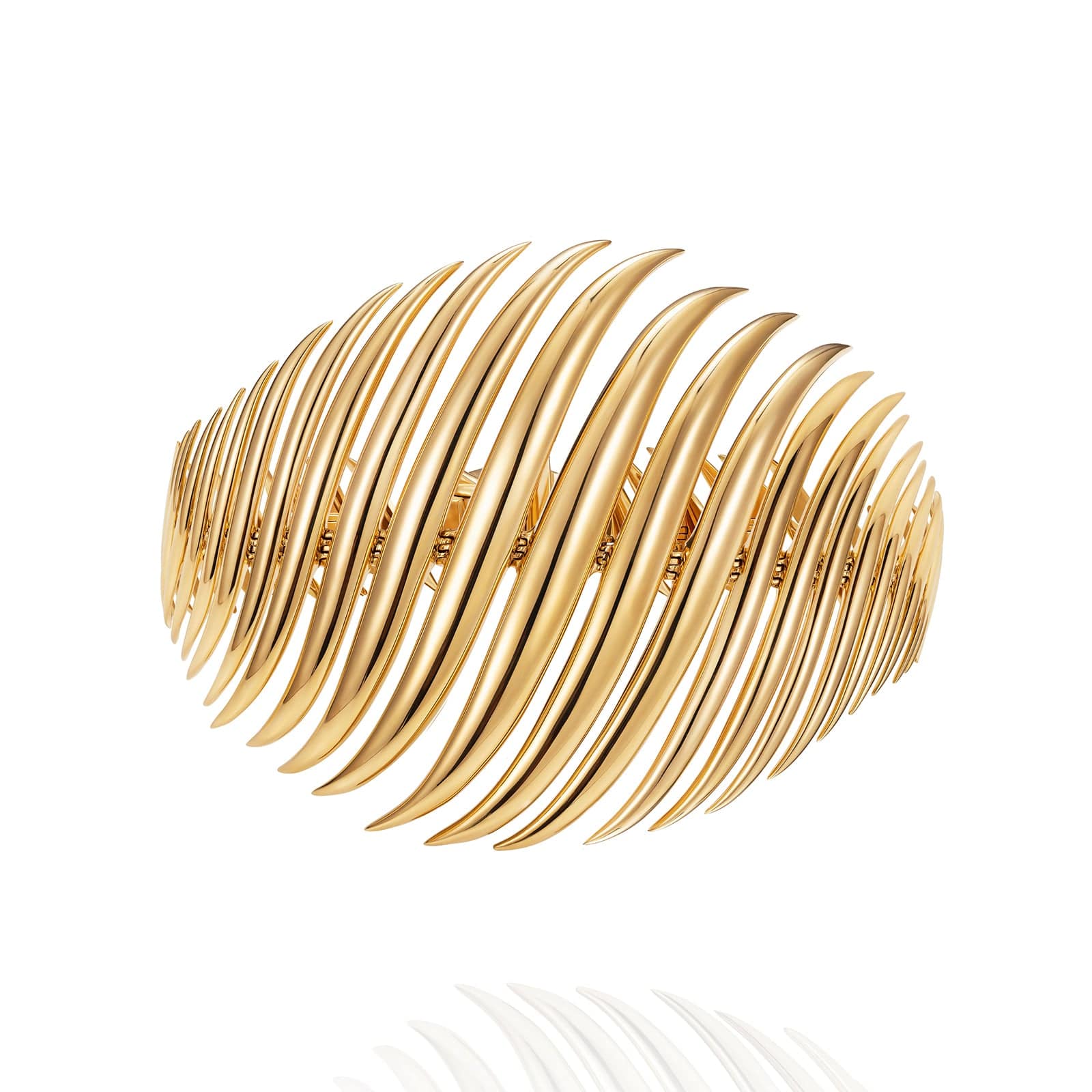 Fernando Jorge 18K Yellow Gold Flame Bracelet - Image 2