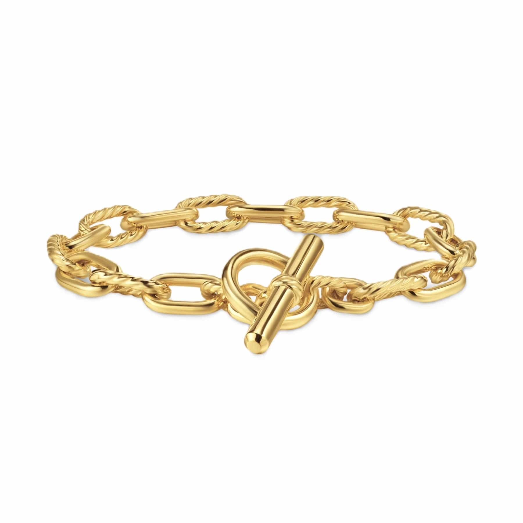 DY Madison® Toggle Chain Bracelet 18K Yellow Gold, 8.5mm