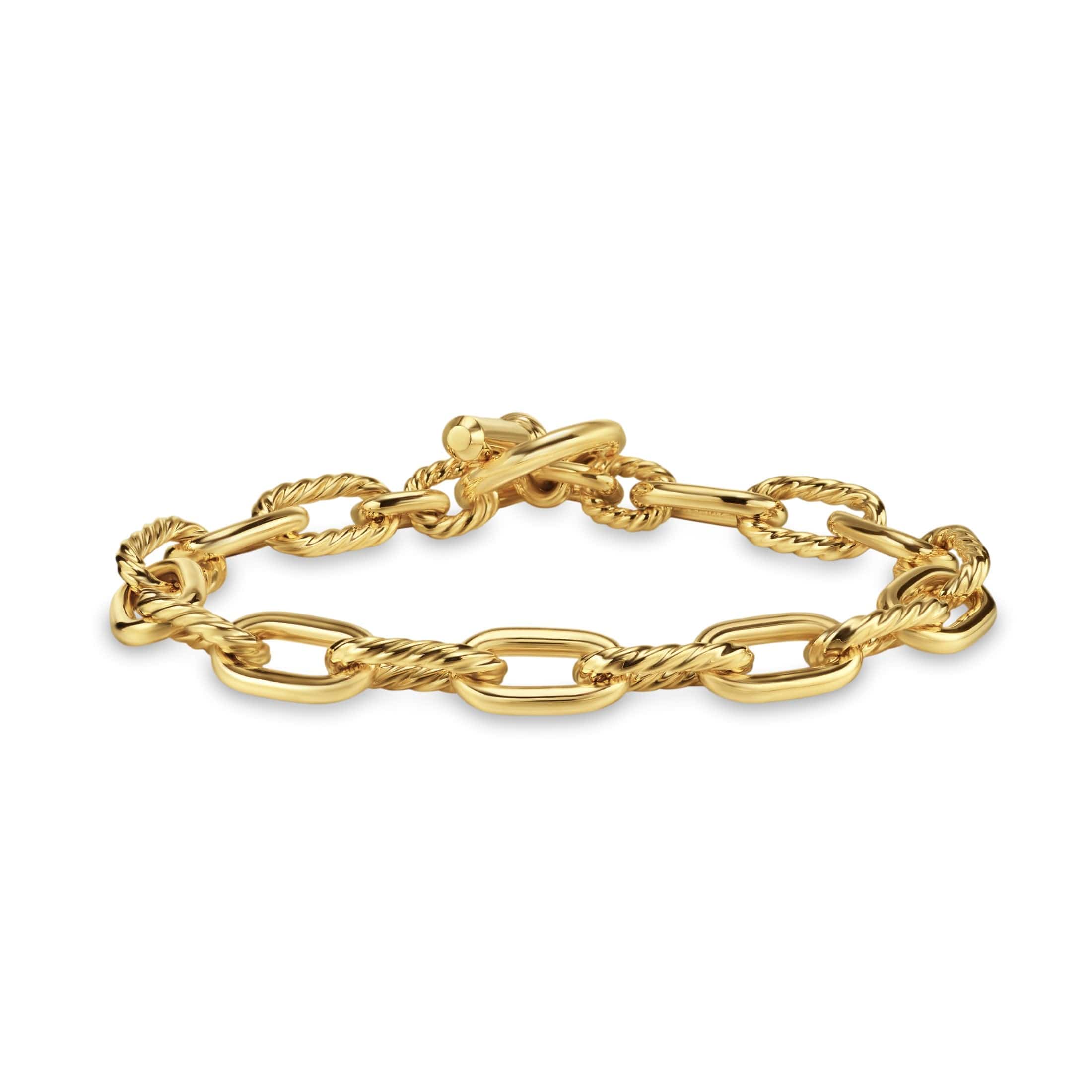 DY Madison® Toggle Chain Bracelet 18K Yellow Gold, 8.5mm - Image 4