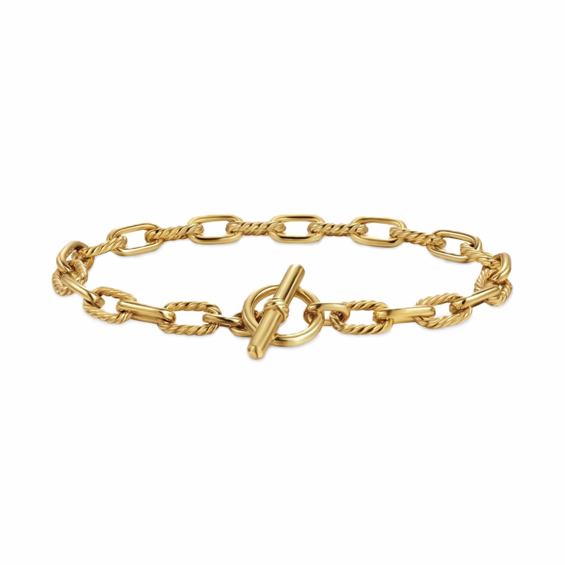 DY Madison® Toggle Chain Bracelet 18K Yellow Gold, 5.5mm