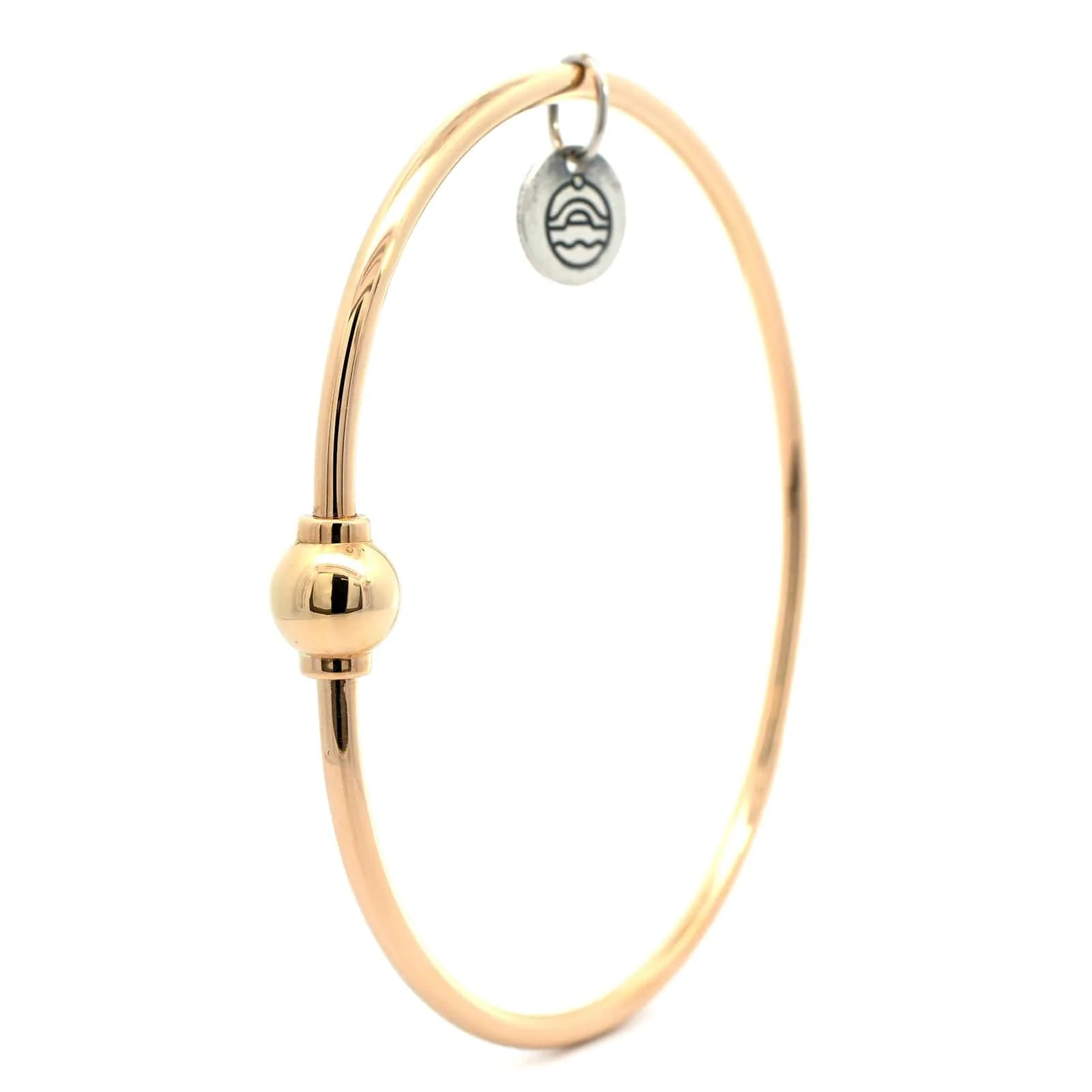 14K Yellow Gold Single Bead Cape Cod Bracelet - Image 2